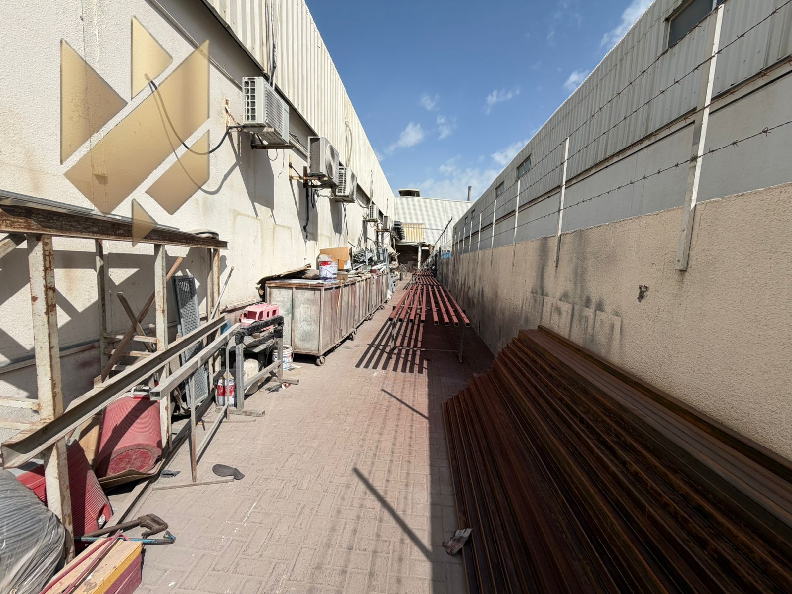 Yard or factory in Industrial Area 13 with 8,000 sqft total area and 1,500 sqft shed, suitable for iron or aluminum factory, priced at 249,880 thousan