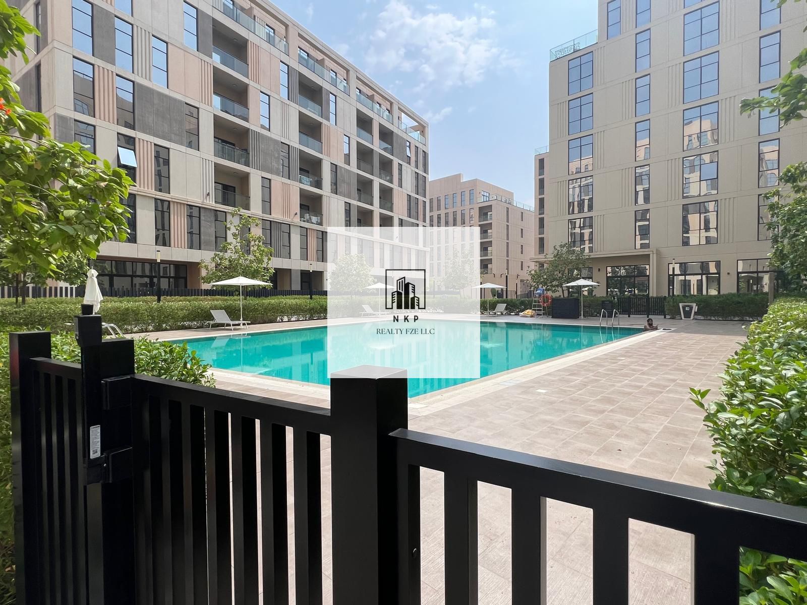 Spacious luxurious partition studio with kitchen appliances