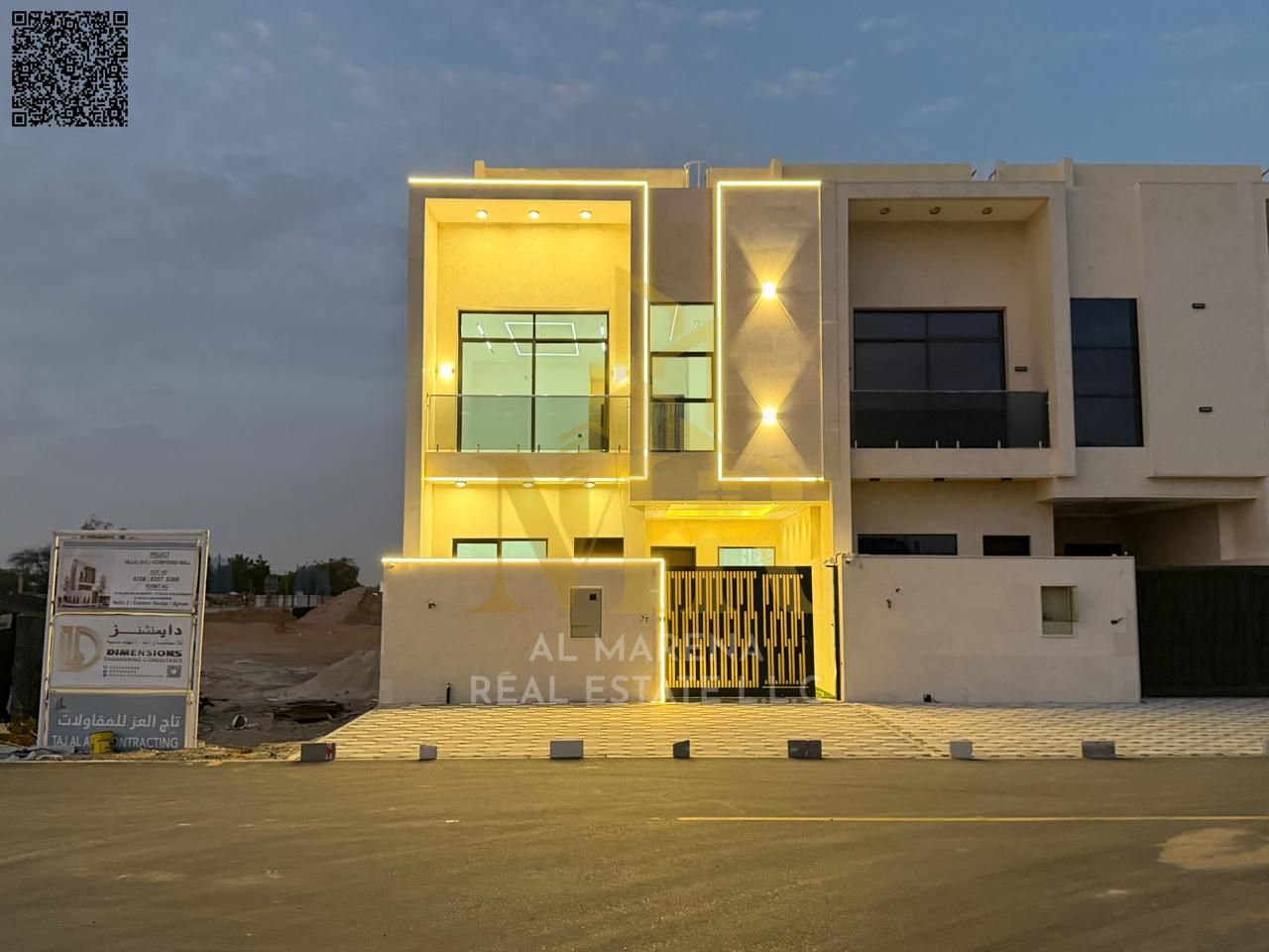 A villa with all registration and ownership fees included, on the main street, ready to move in, in the most prestigious areas of Ajman. Freehold owne