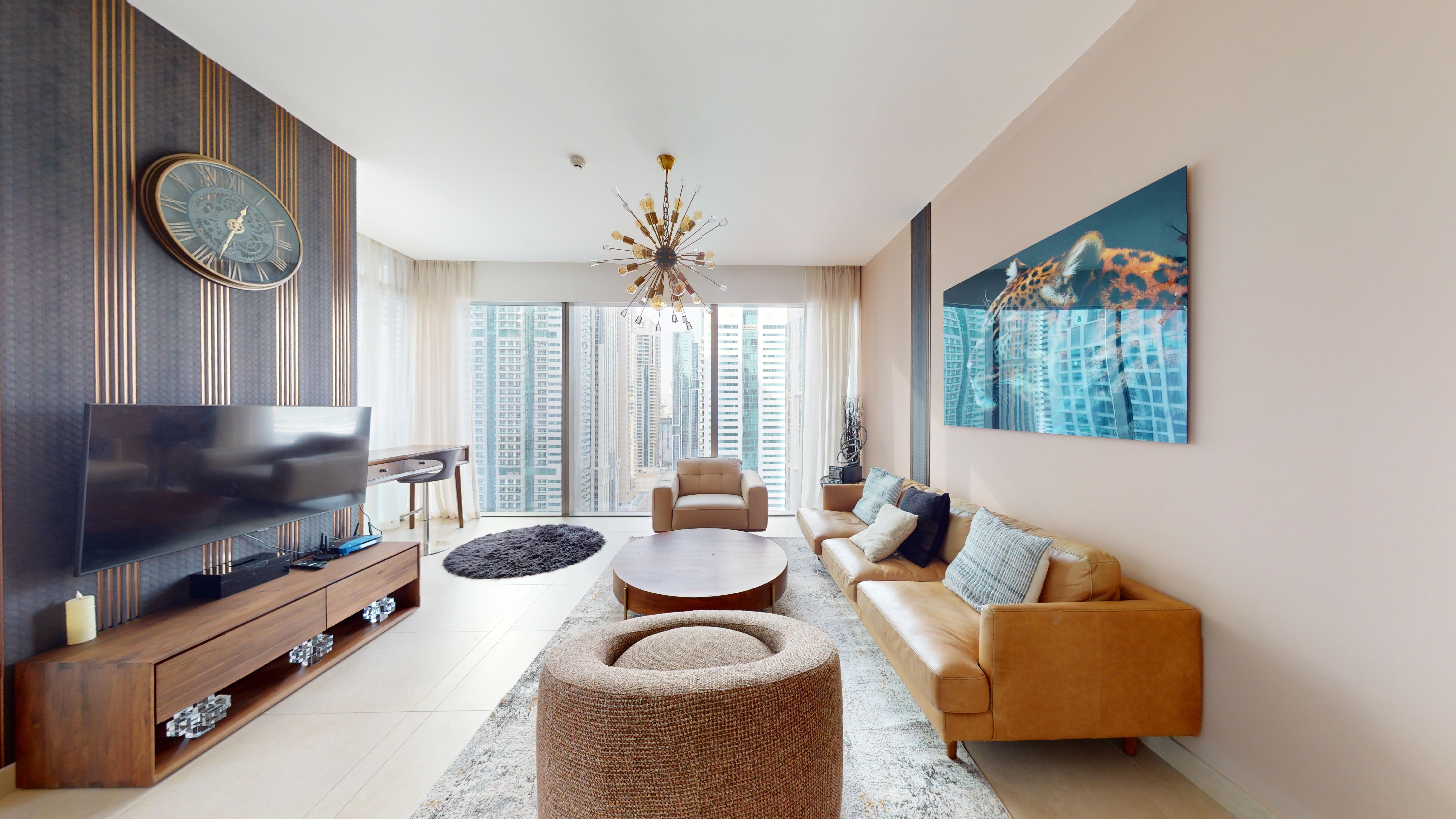 Luxury 2-Bedroom | Fully Furnished | Marina Gate 1
