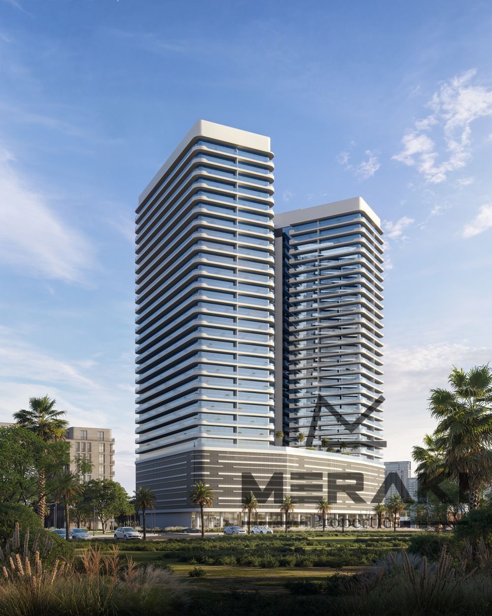 A one-bedroom apartment with a living room for ownership on Ajman Corniche. First payment: 108,000 AED, no commission or registration fees.