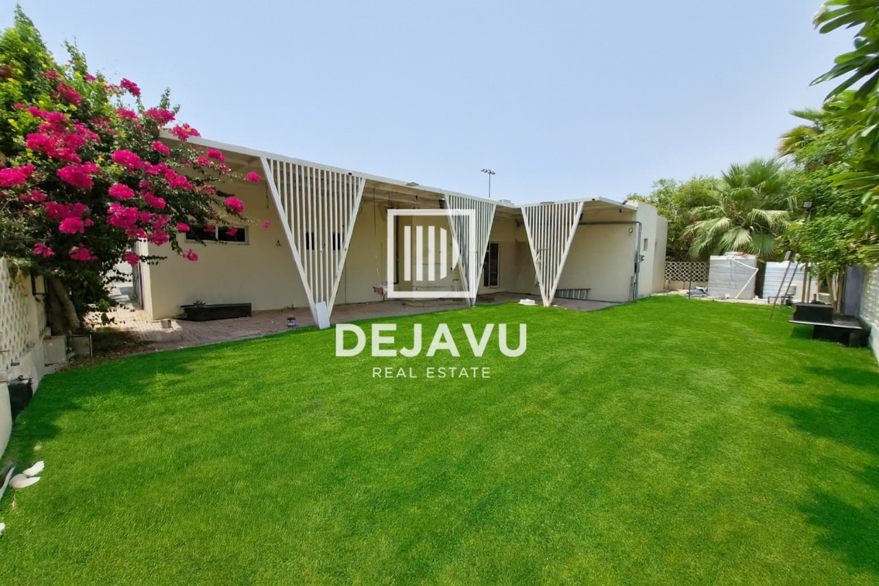 Single Story 4 BR+M Villa | Prime Location | Compound Villa | Shared Pool & Tennis Court