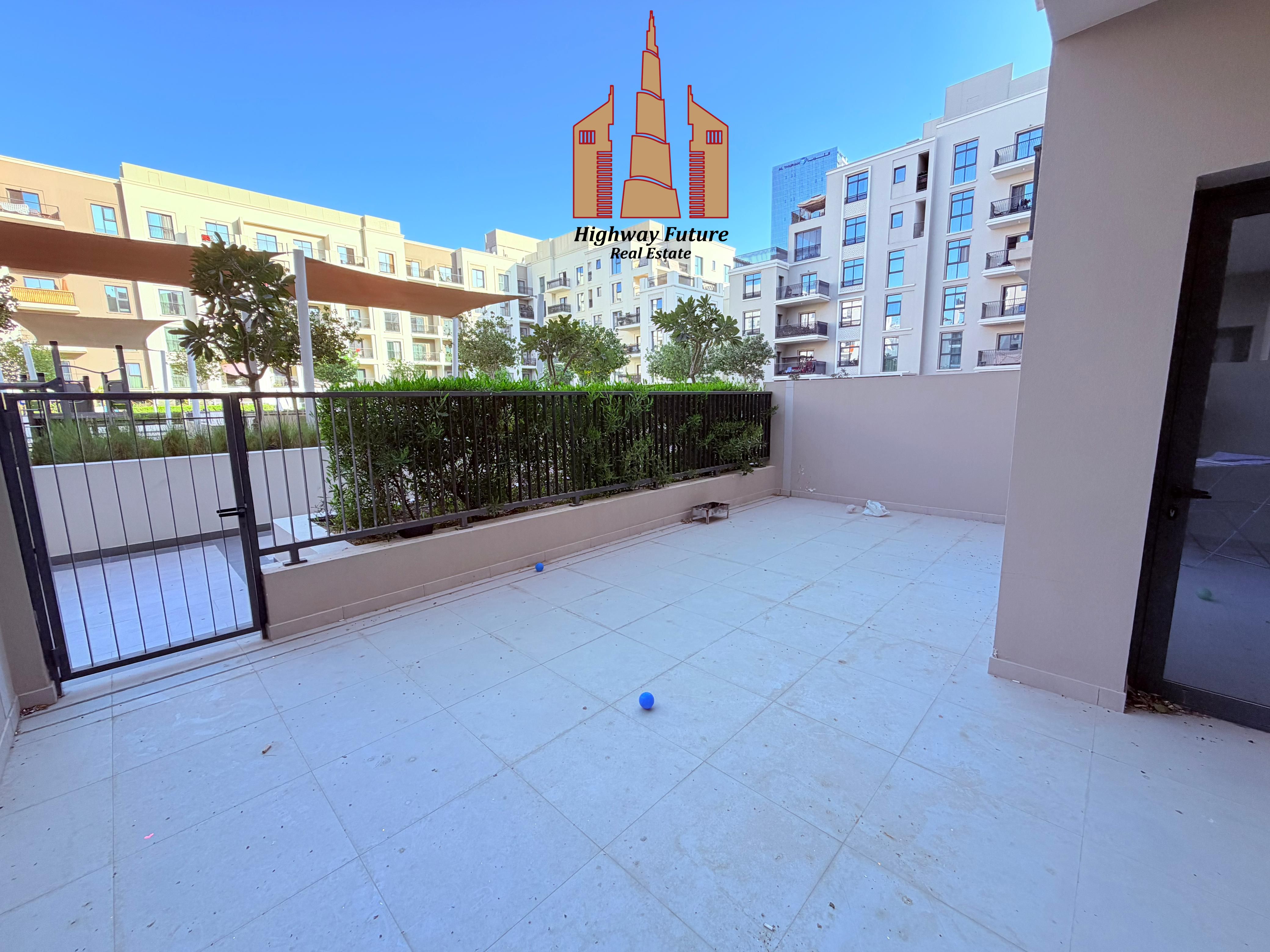 Big size terrace | lavish 1-BR Apartment | All facilities