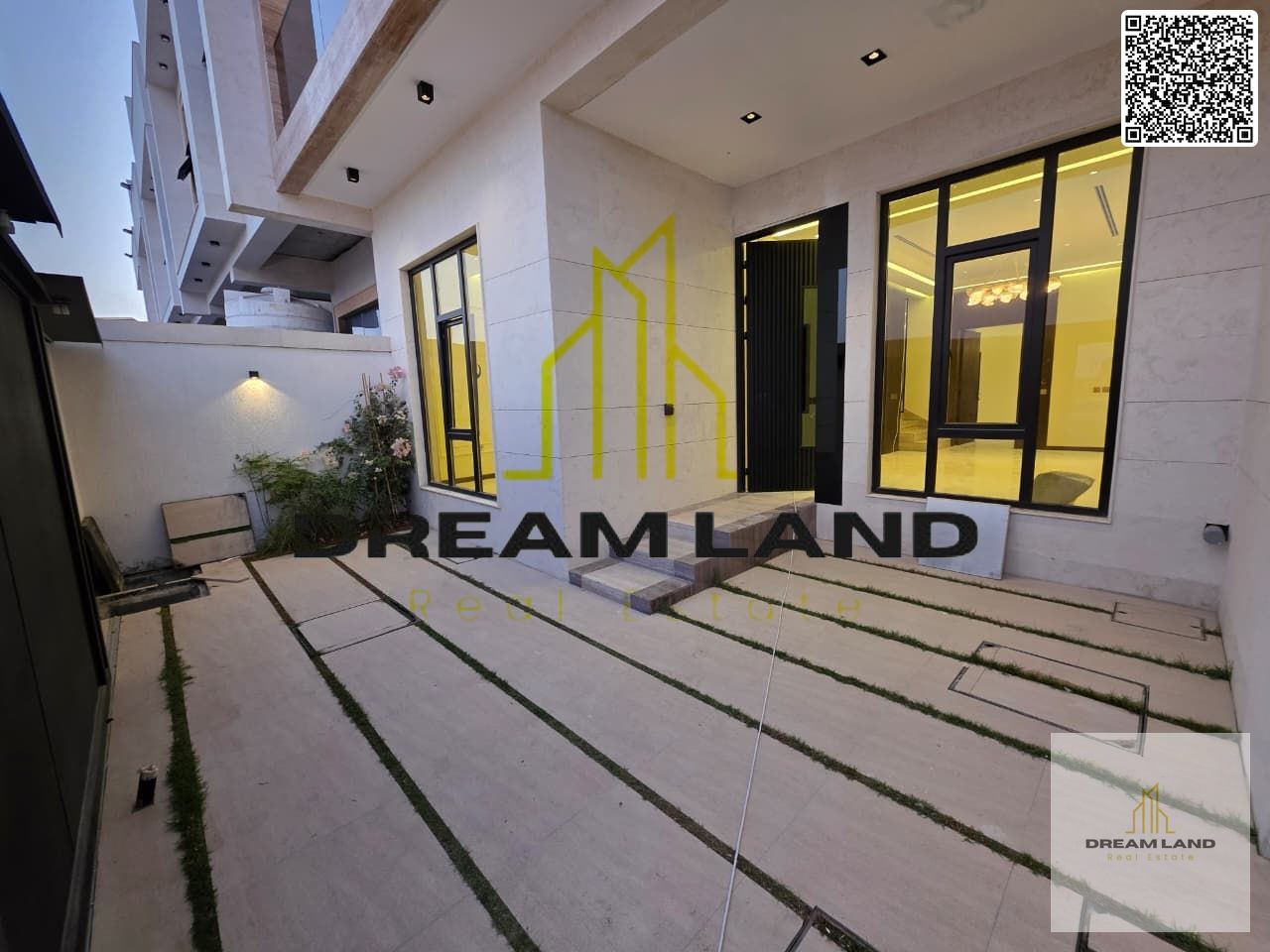 Luxury villa in **Al Yasmin - Ajman** including registration and ownership fees, ready for immediate occupancy with high-end finishes and spacious are