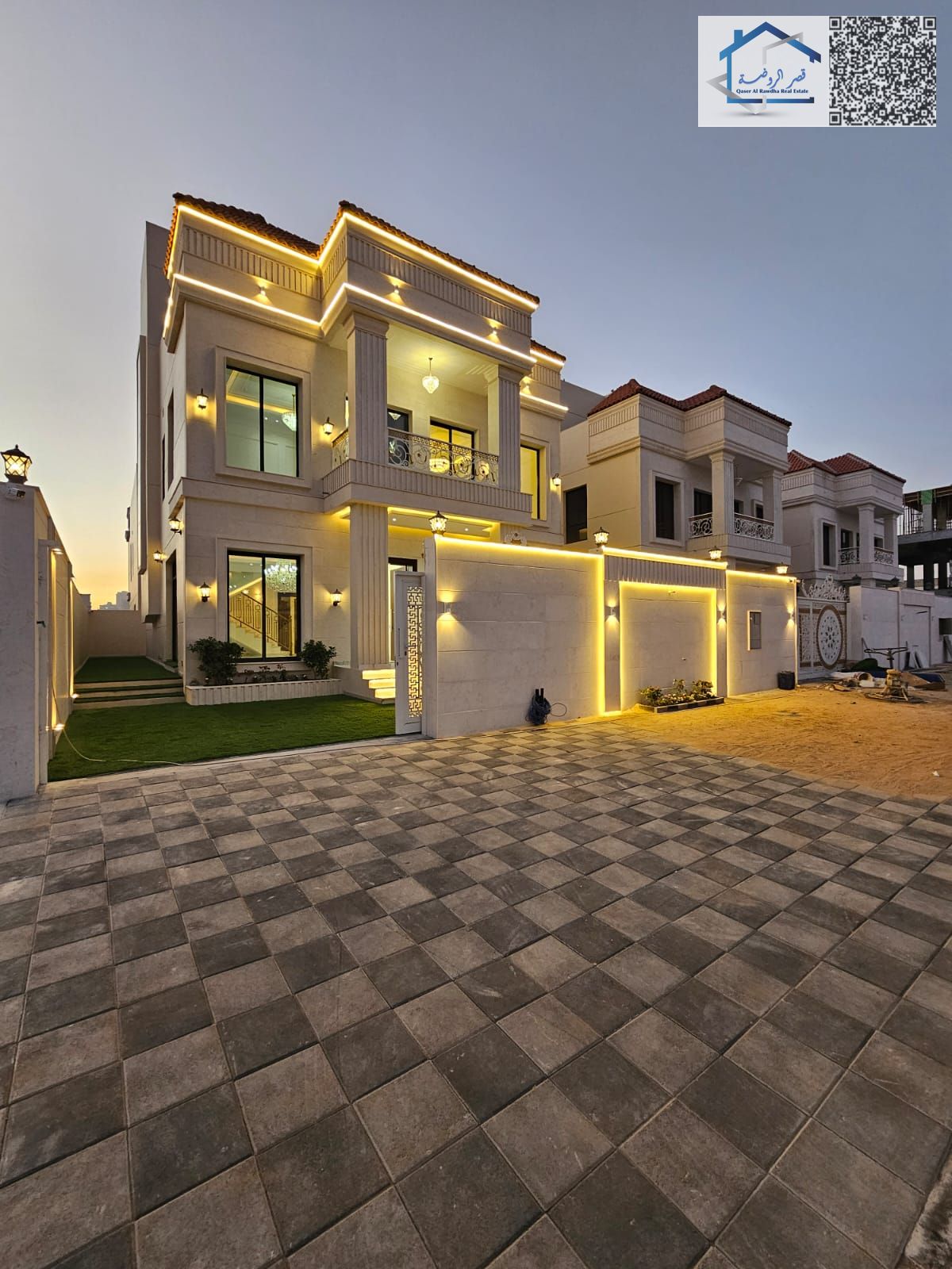 Villa for sale in Al Helio 2, close to all services and registration fees included