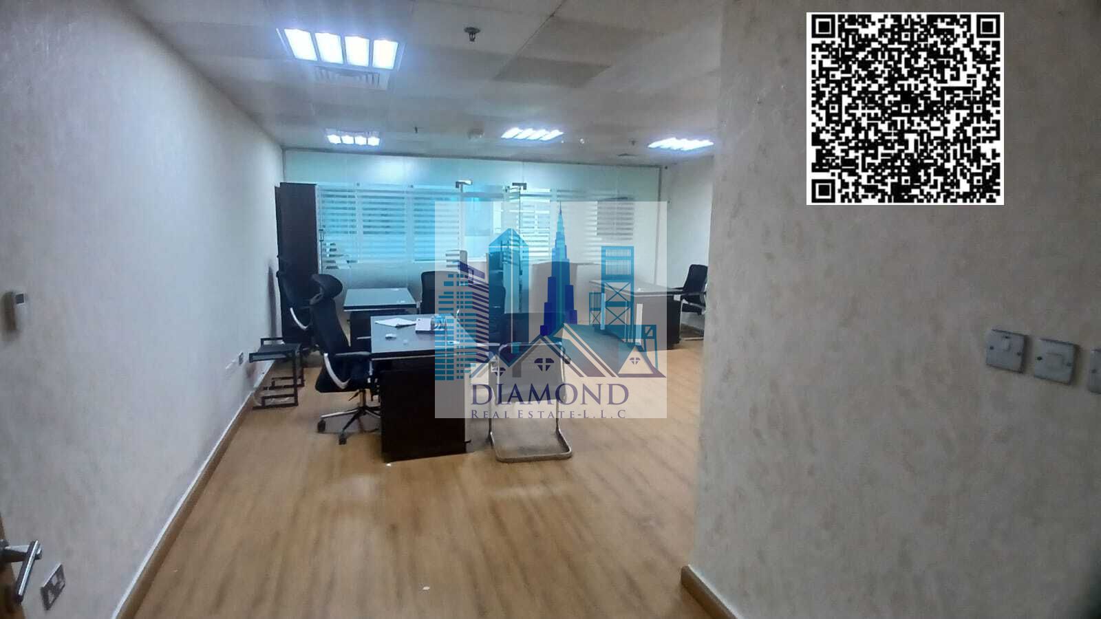 For sale vacant office space in Horizon Towers, freehold, available to all nationalities in the Emirate of Ajman.