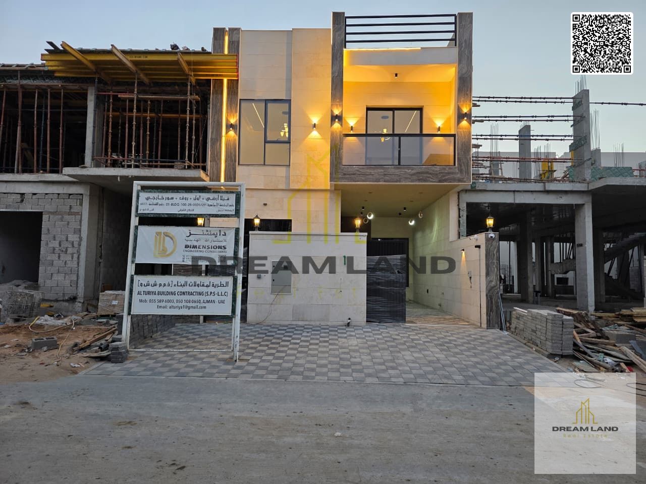 Luxury villa for sale in Al-Haliyo 2 | Two floors and a roof | 3 master bedrooms at a competitive price including registration fees