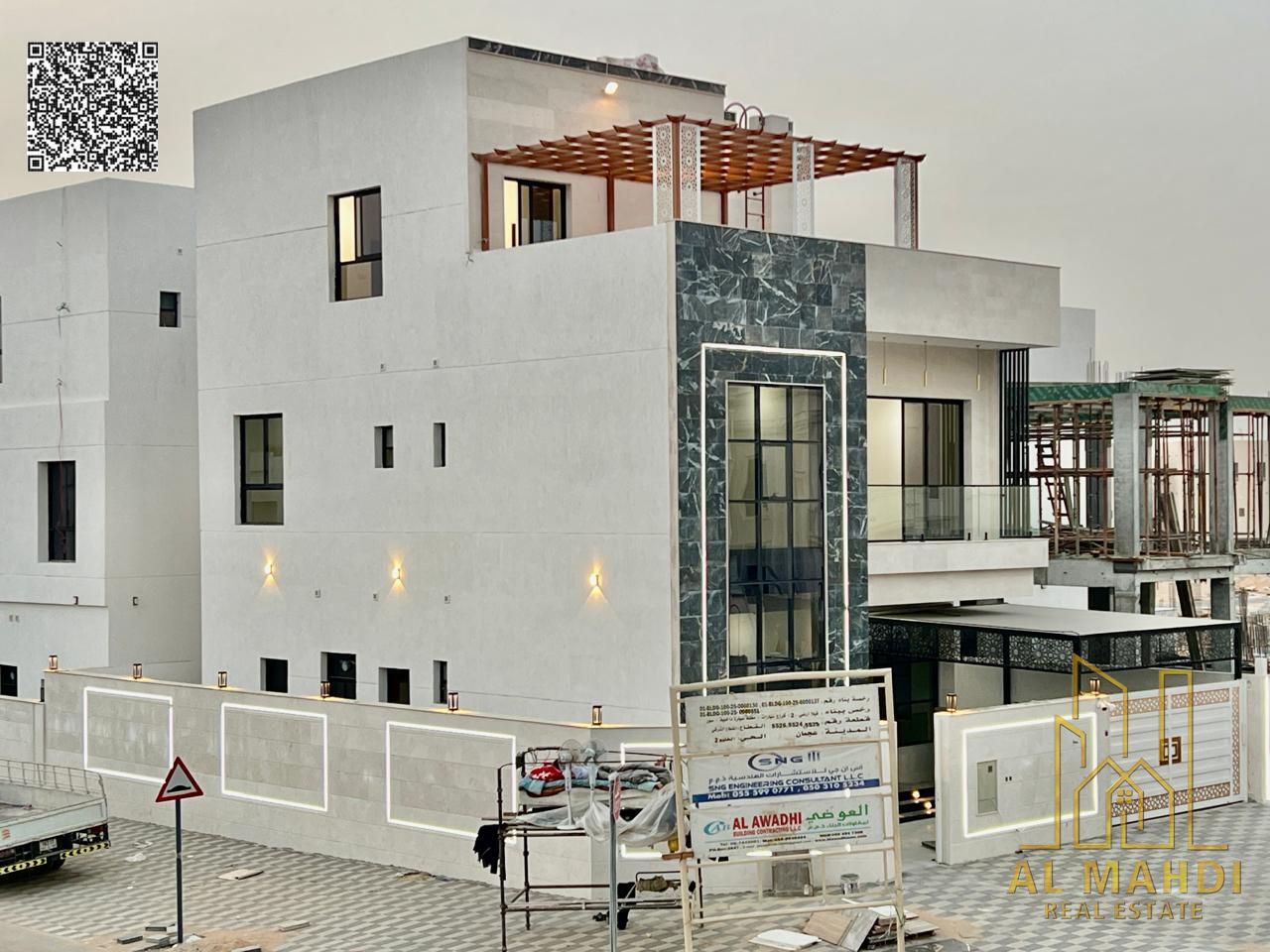 Own a villa in Ajman/Al Helio with fees and AC