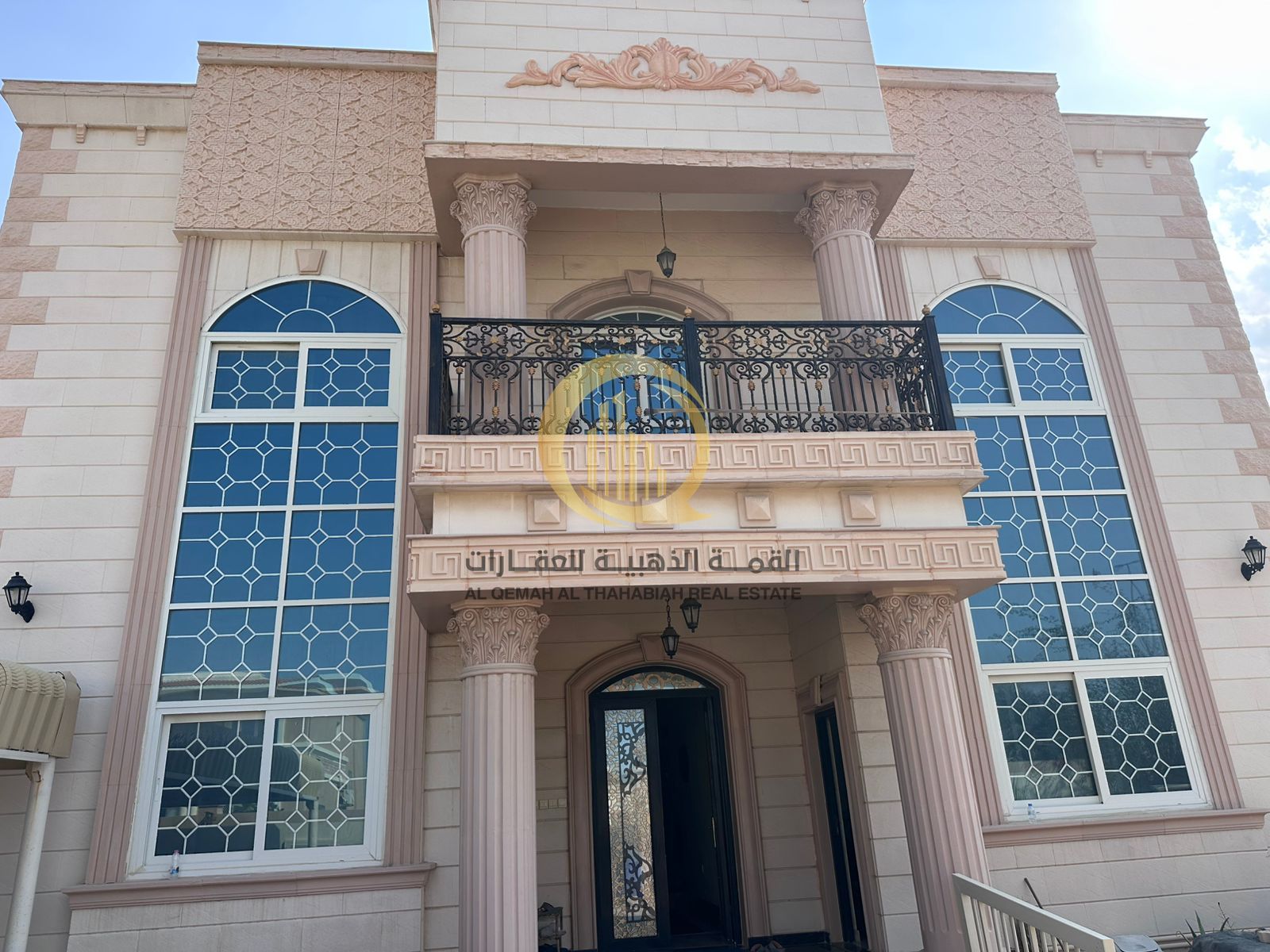 Residential villa for sale in an excellent location opposite the mosque on Qar Street in the Al Nakheelat area, Al Heerah suburb, Sharjah Emirate. A