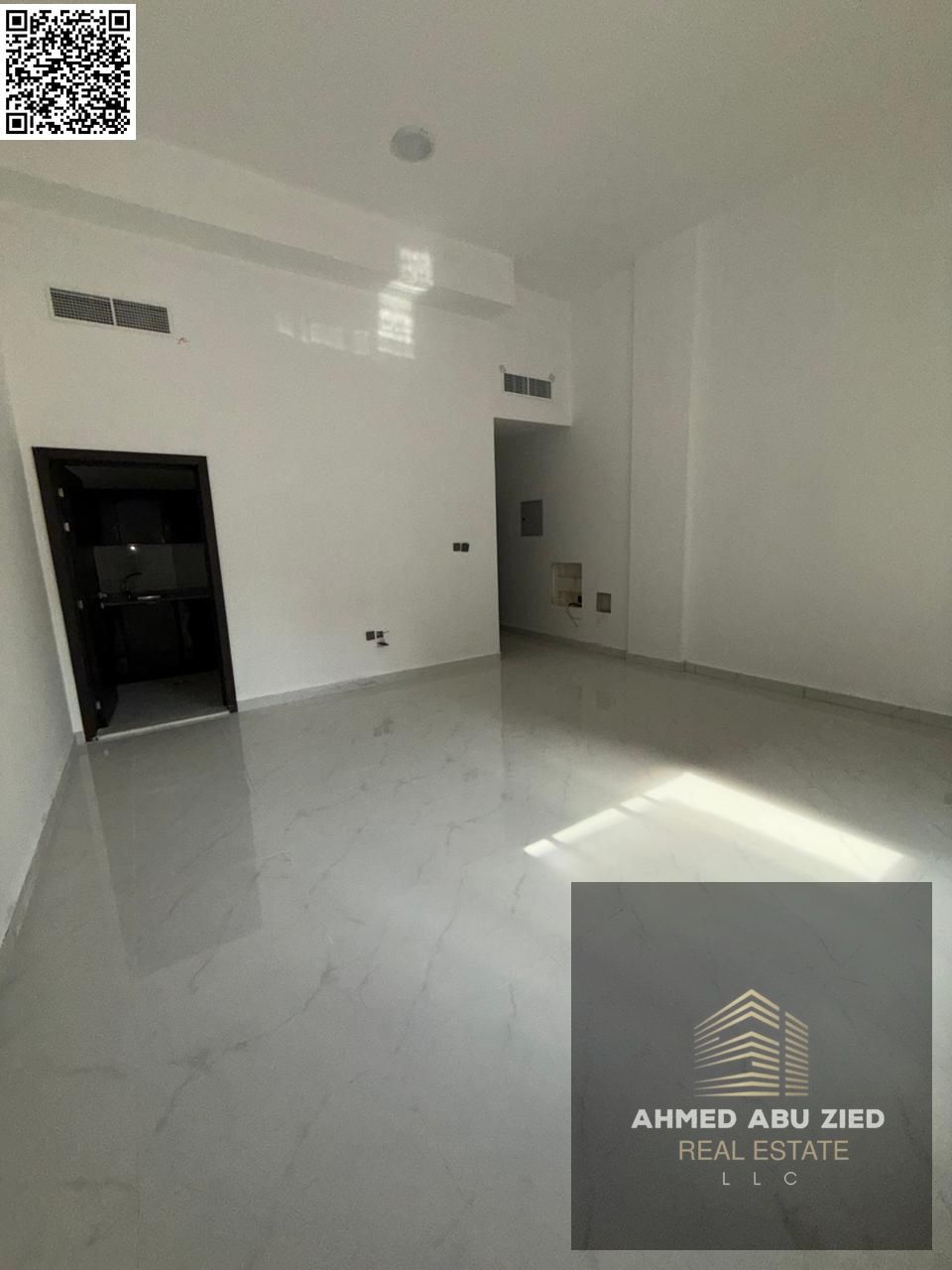 Brand new studio for annual rent in Al Karama Ajman – spacious layout, separate kitchen, open view, and prime location near Ajman Corniche