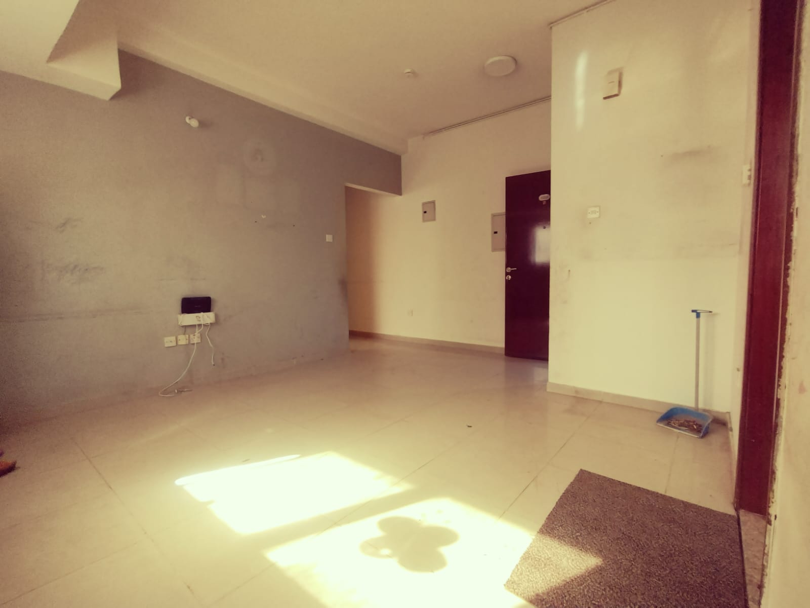 1BR + living room in Al Naba’a, family only, rent 25,000 AED, 6 installments, central AC & gas.