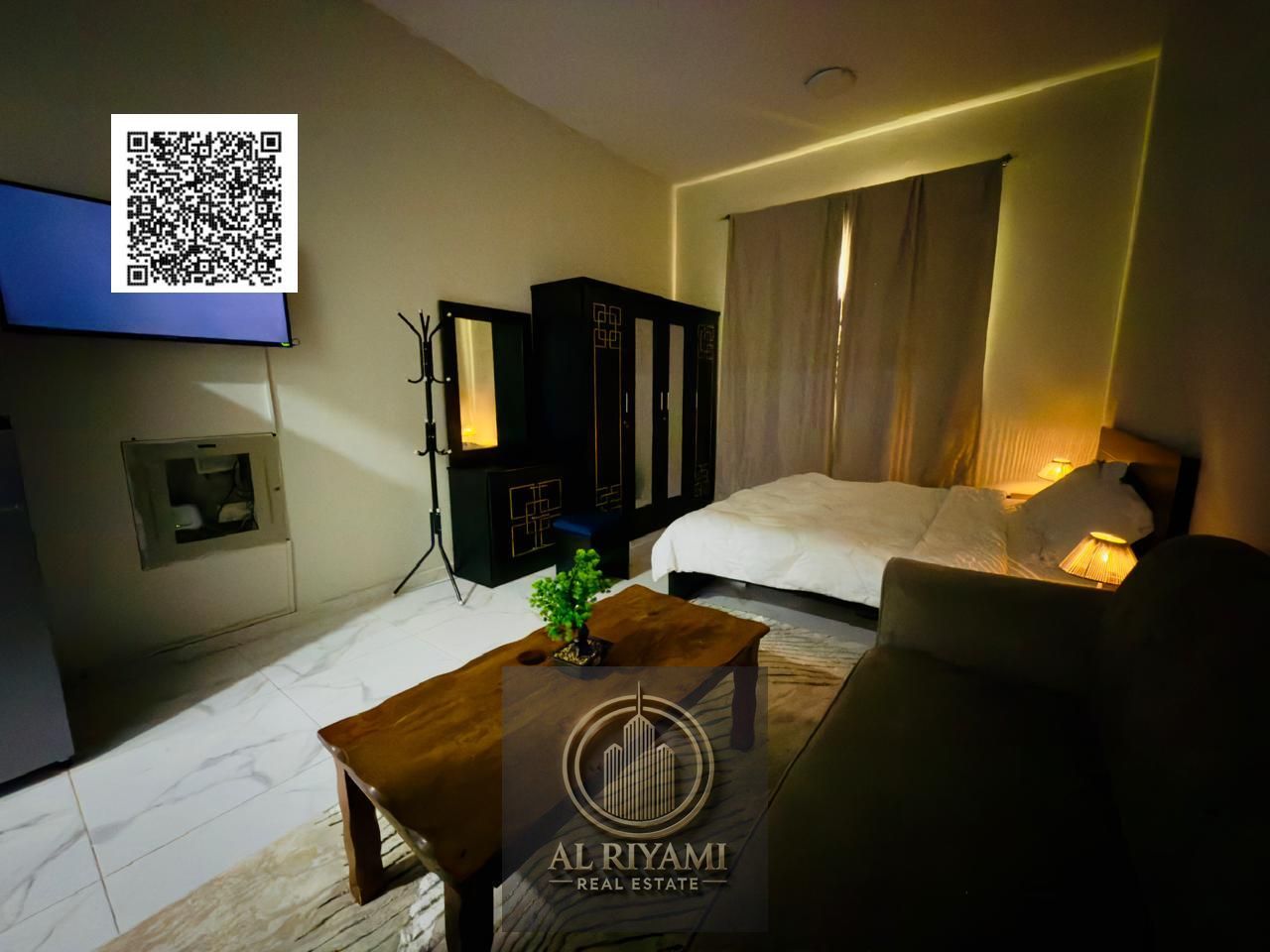 A studio apartment is available for monthly rent in the Emirate of Ajman – Al Muwaihat 2 area.