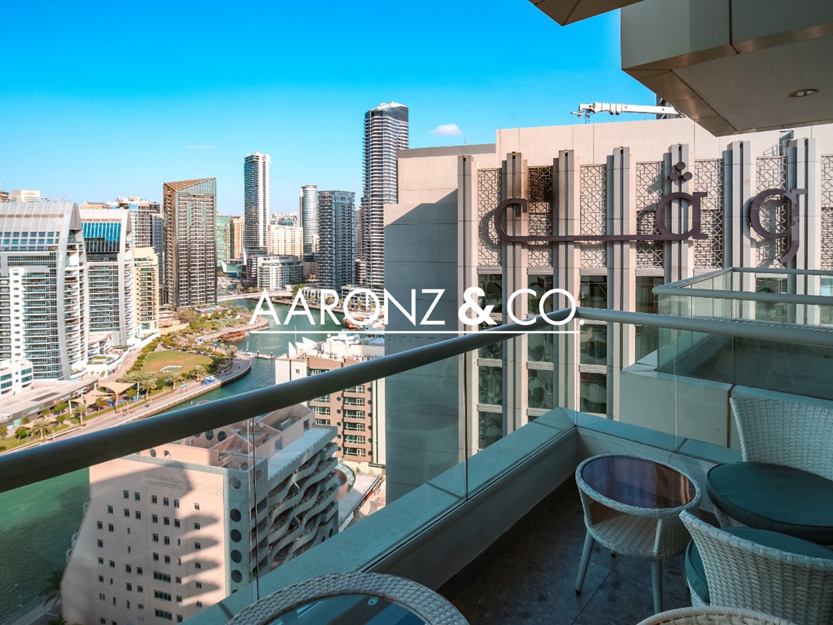 Marina View | Fully Furnished | 2 Balconies