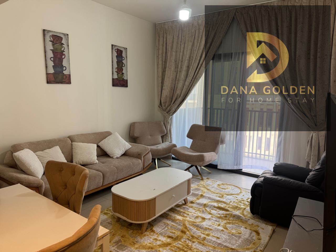 Apartment for rent, one bedroom, living room, Maryam Island, excellent furnishings