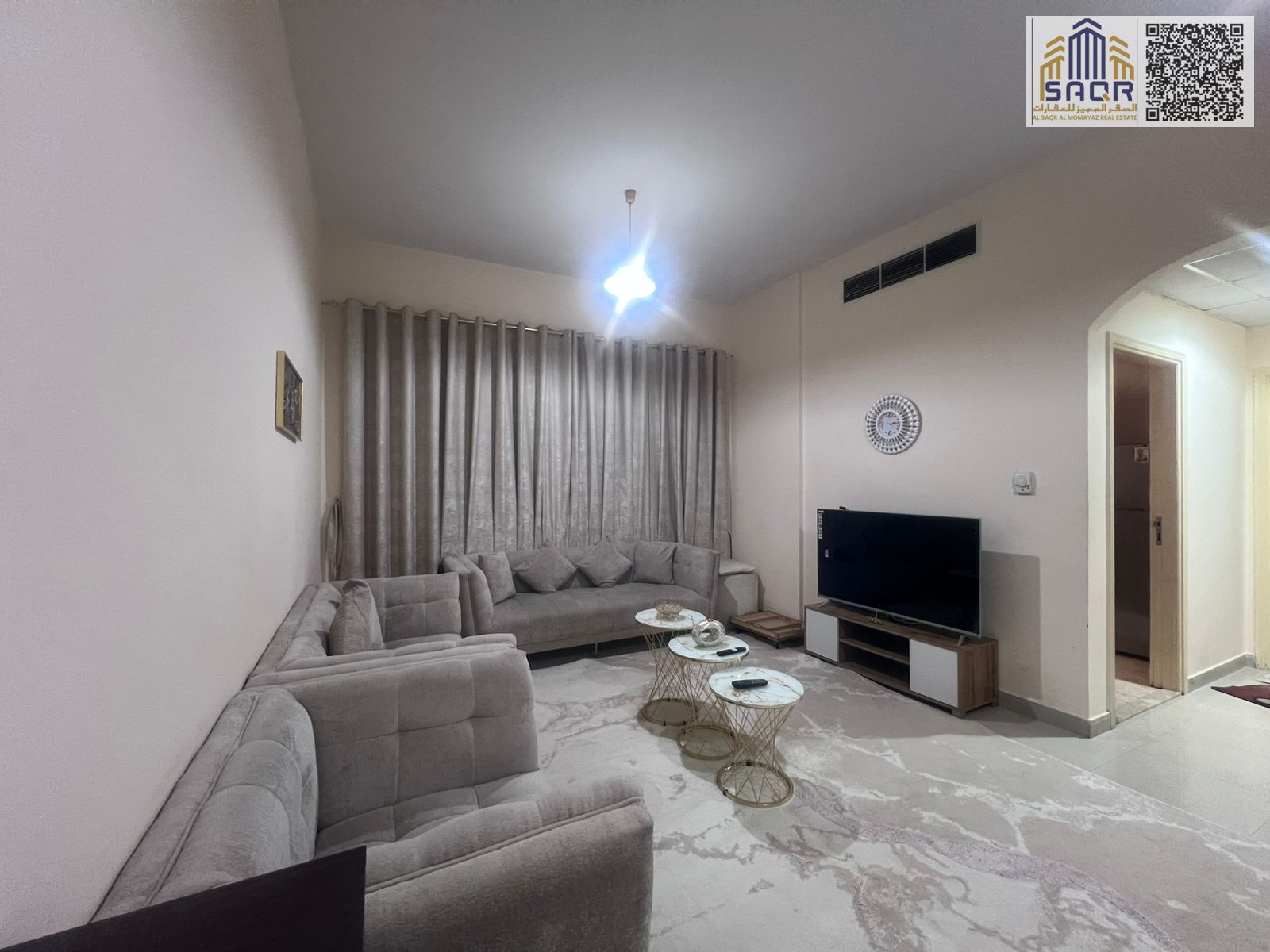 Furnished One Bedroom Apartment With Balcony Built In Wardrobes Central AC Monthly Rent Including All Bills
