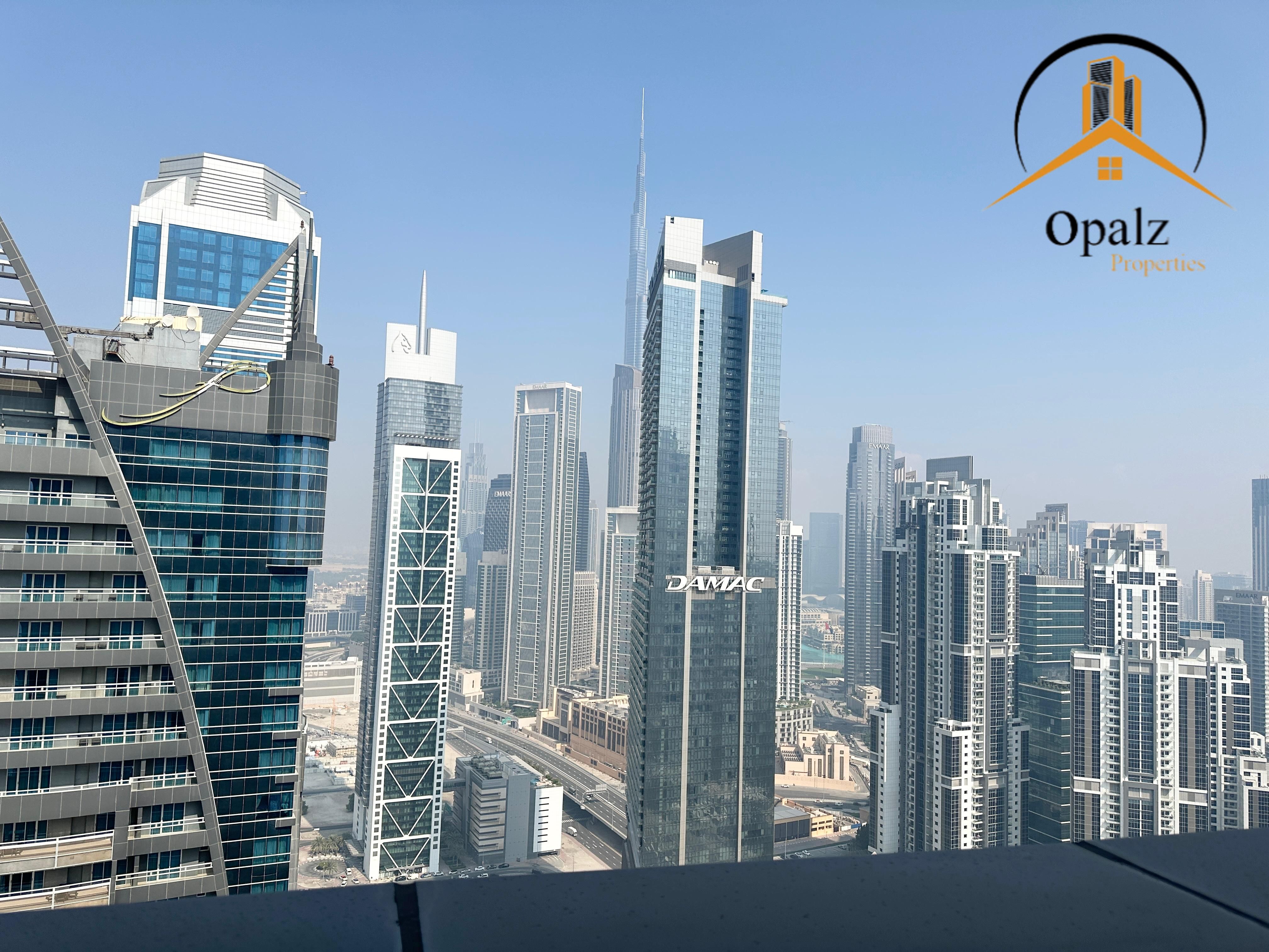 Spacious 2BR with Balcony | Chiller Free | Gym & Pool 1-Min Walk to Business Bay Metro