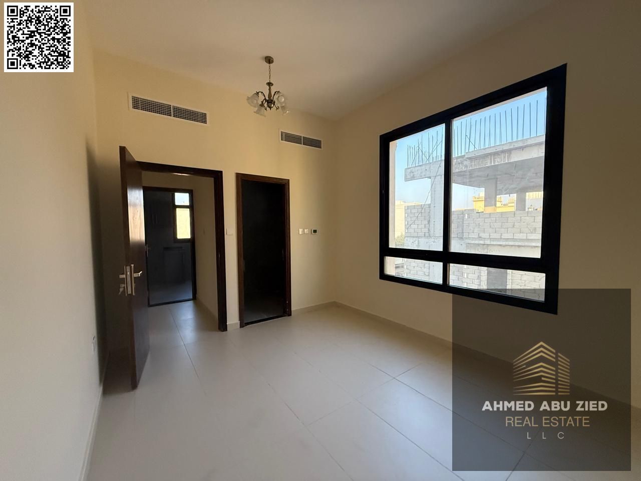 One bedroom, living room, and two bathrooms with a balcony. The bedroom is a master suite. First occupancy in Ajman, Al Alia area. The apartment is lo