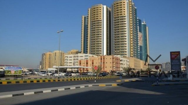 Stunning Studio with Side View of Ajman Creek