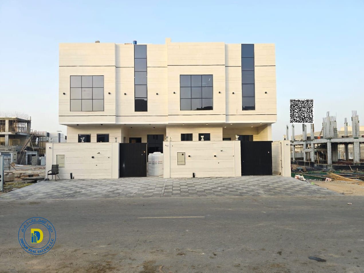 For sale: 5BR townhouse with roof terrace, including registration fees, in Al Bahia area, . Freehold for all nationalities. Bank financing .