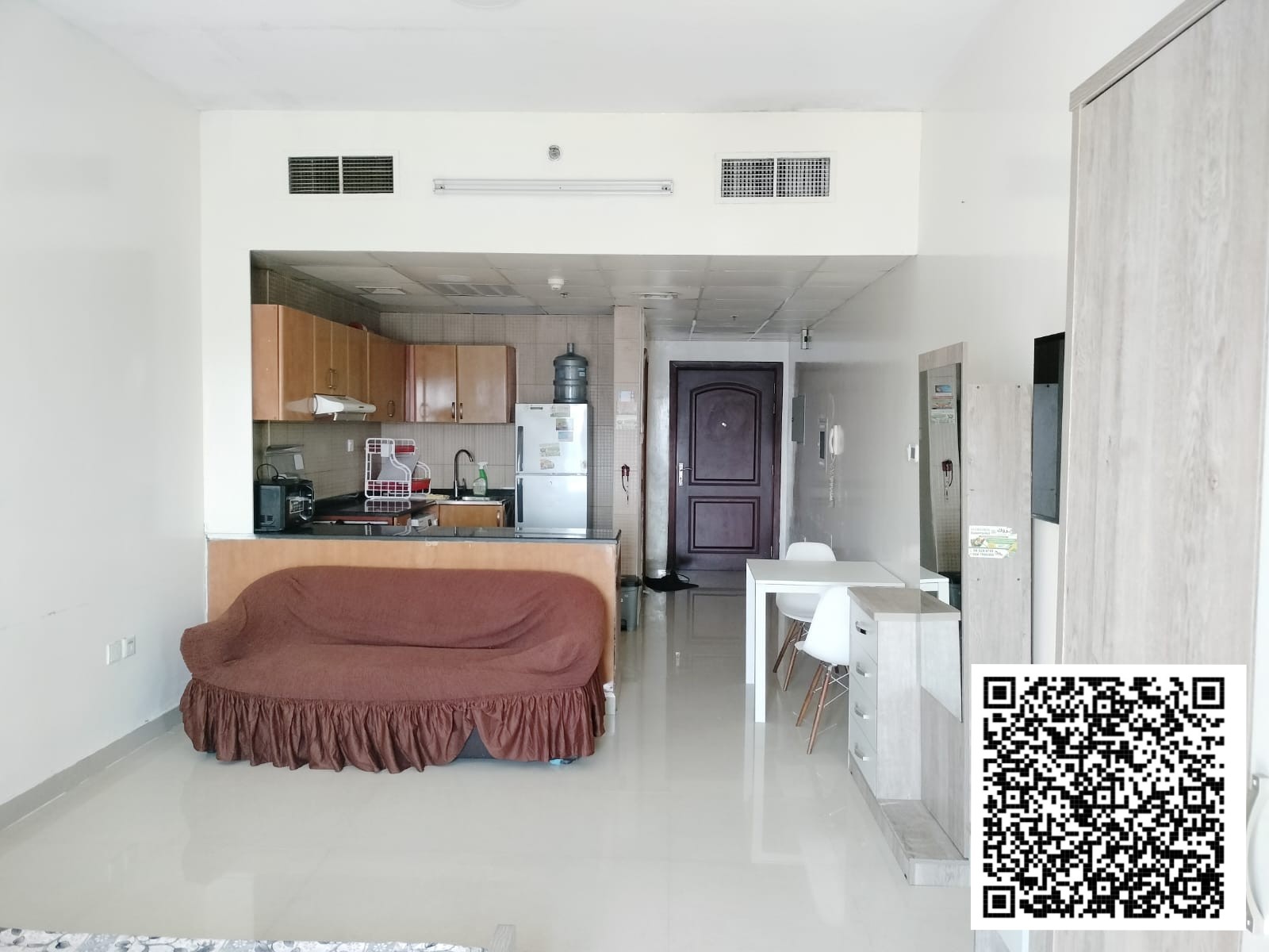 All Inclusive Studio Furnished, Balcony, FEWA & Sewerage Covered Nuaimiya Tower C
