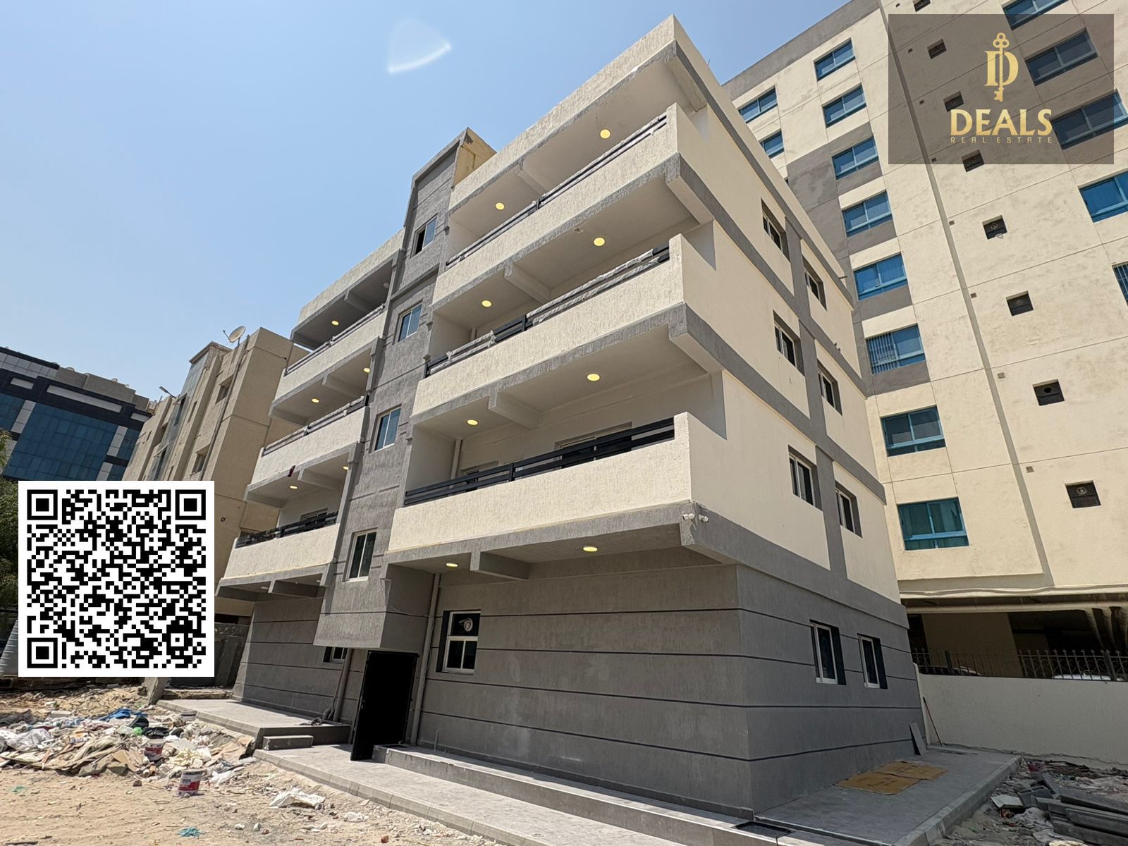 G+3 Brand New Building for Sale in Al Rumaila 1, Ajman – 12 Units | Prime Location | AED 3.8M