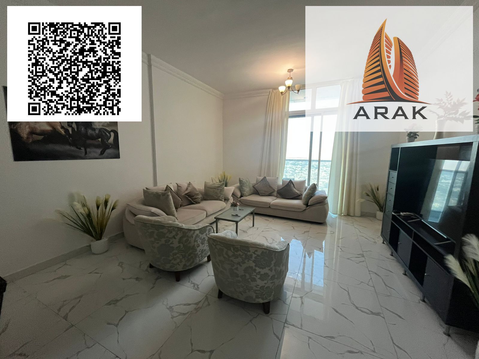 Fully Furnished 2 Bedroom Apartment for Rent in Al Waha Towers – Ajman Prime location close to schools, supermarkets, restaurants