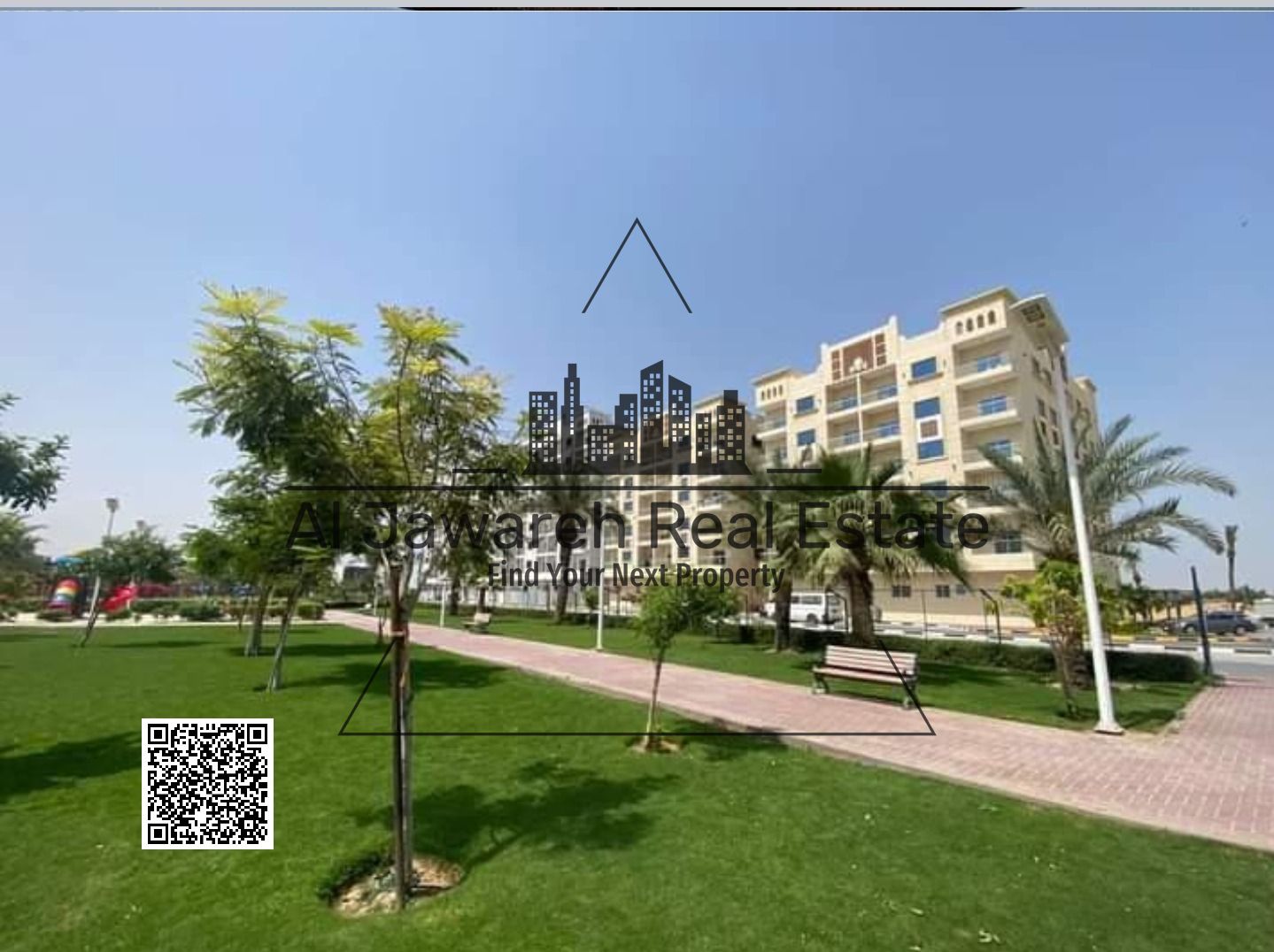 Two-bedroom apartment with living room and balcony for resale in Princess Village, Ajman