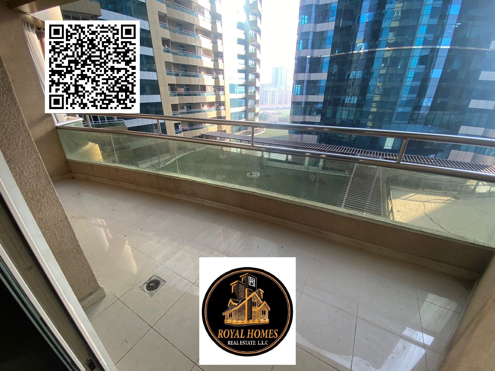 Hot Offer Cheapest Price Empty Studio With Balcony & Parking For Sale,Biggest Size, Full Amazing View at Prime Location of Horizon Towers