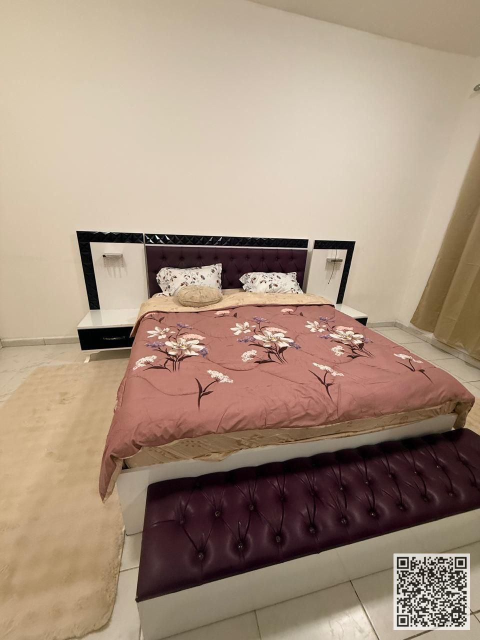 Luxurious furnished one-bedroom apartment with brand new furniture available for monthly rent in Ajman - Al Rashidiya 3 - Sheikh Khalifa Street