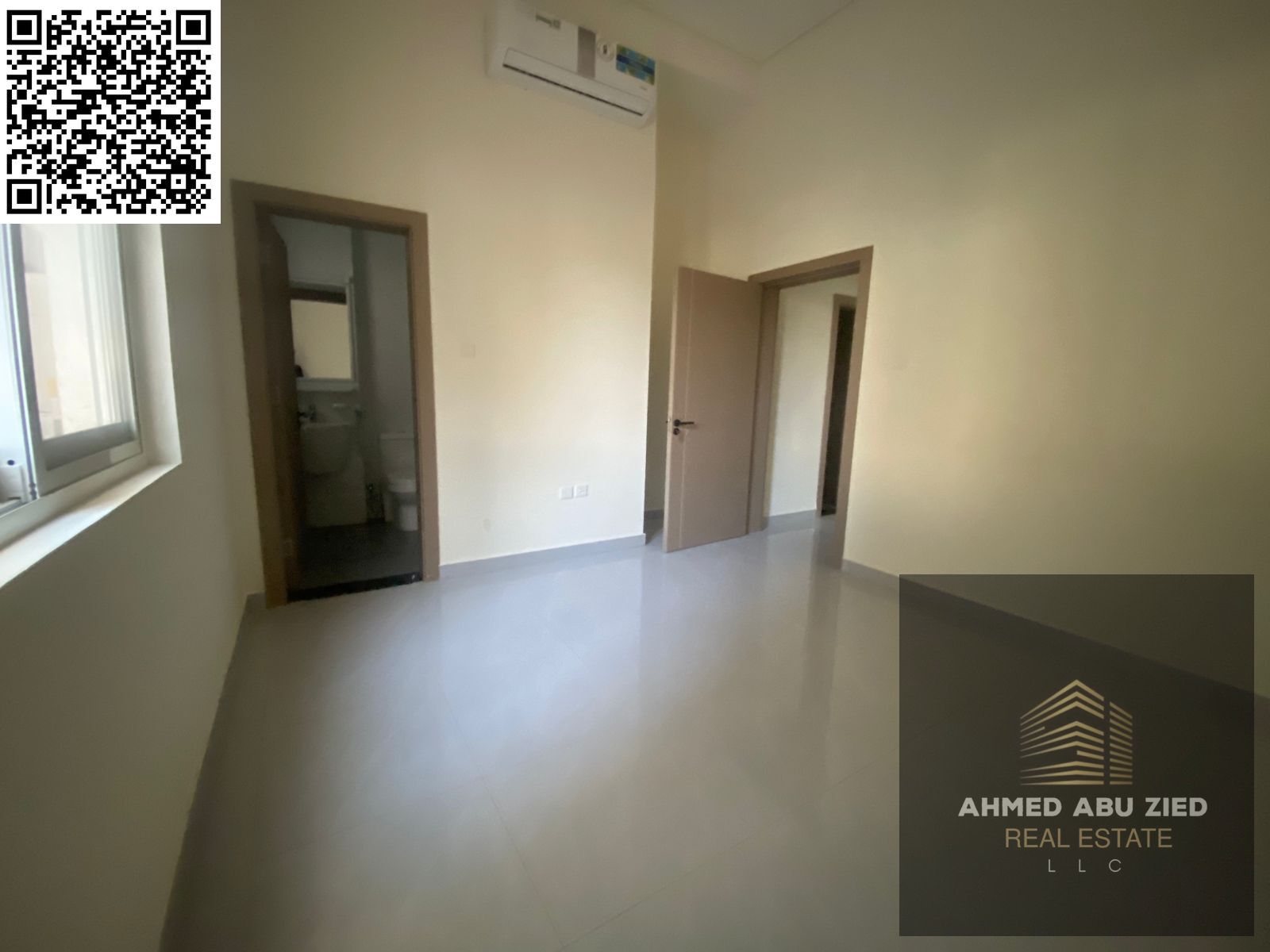 1BR apartment for annual rent in Al Rawda 1 Ajman – ground floor, first tenant, split A/C, 2 bathrooms, and elegant finishing near Sheikh Ammar and K