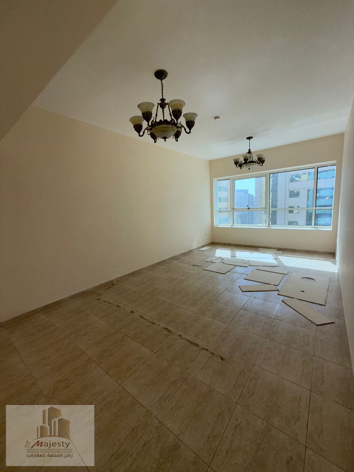 For rent: a master bedroom apartment with a living room in Al Taawun area, Sharjah.