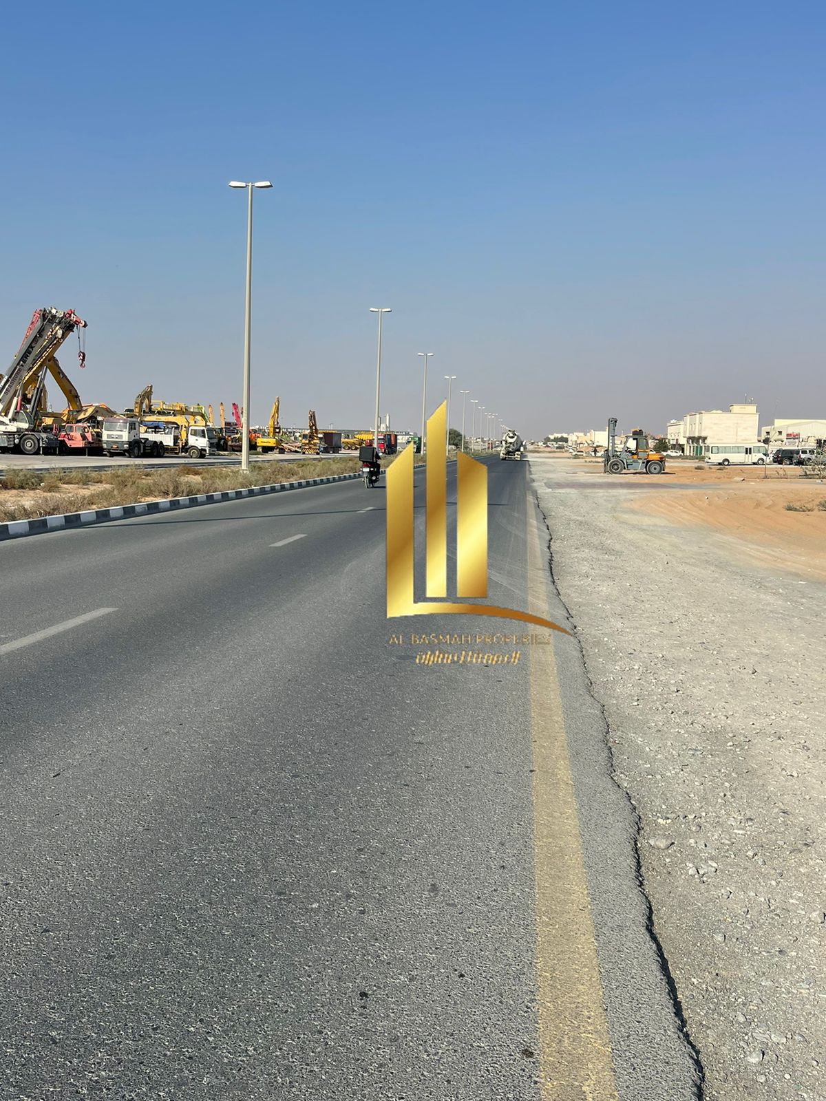 For sale in Al Sajaa Industrial (Emirates Industrial City Block 2) 52,743 square feet at the lowest price per square foot for expatriates.