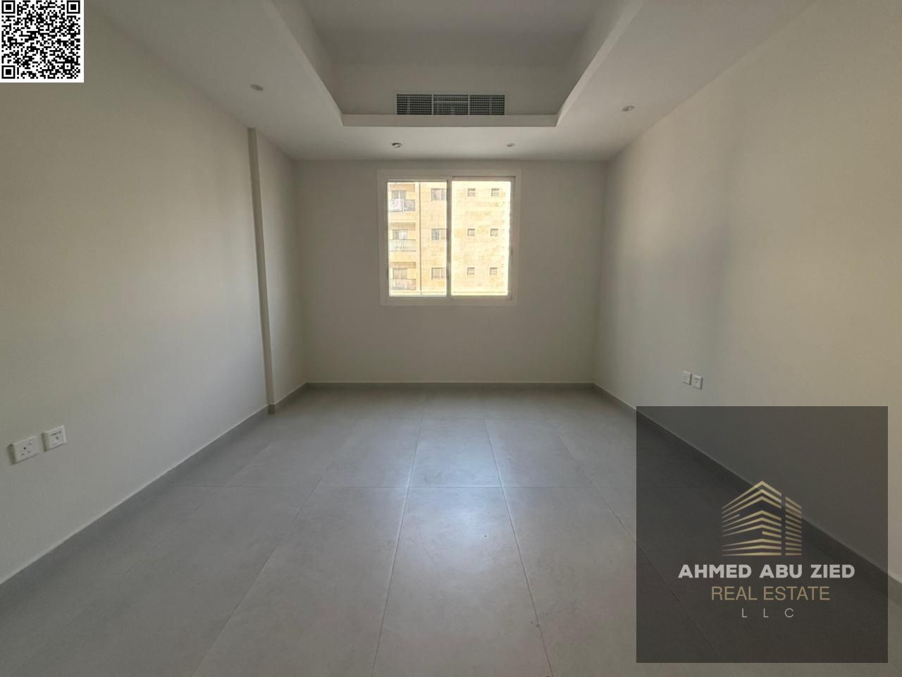 Beautiful and spacious one-bedroom apartment for annual rent - Master bedroom - 2 bathrooms - Balcony with open view - Central air conditioning - Clos