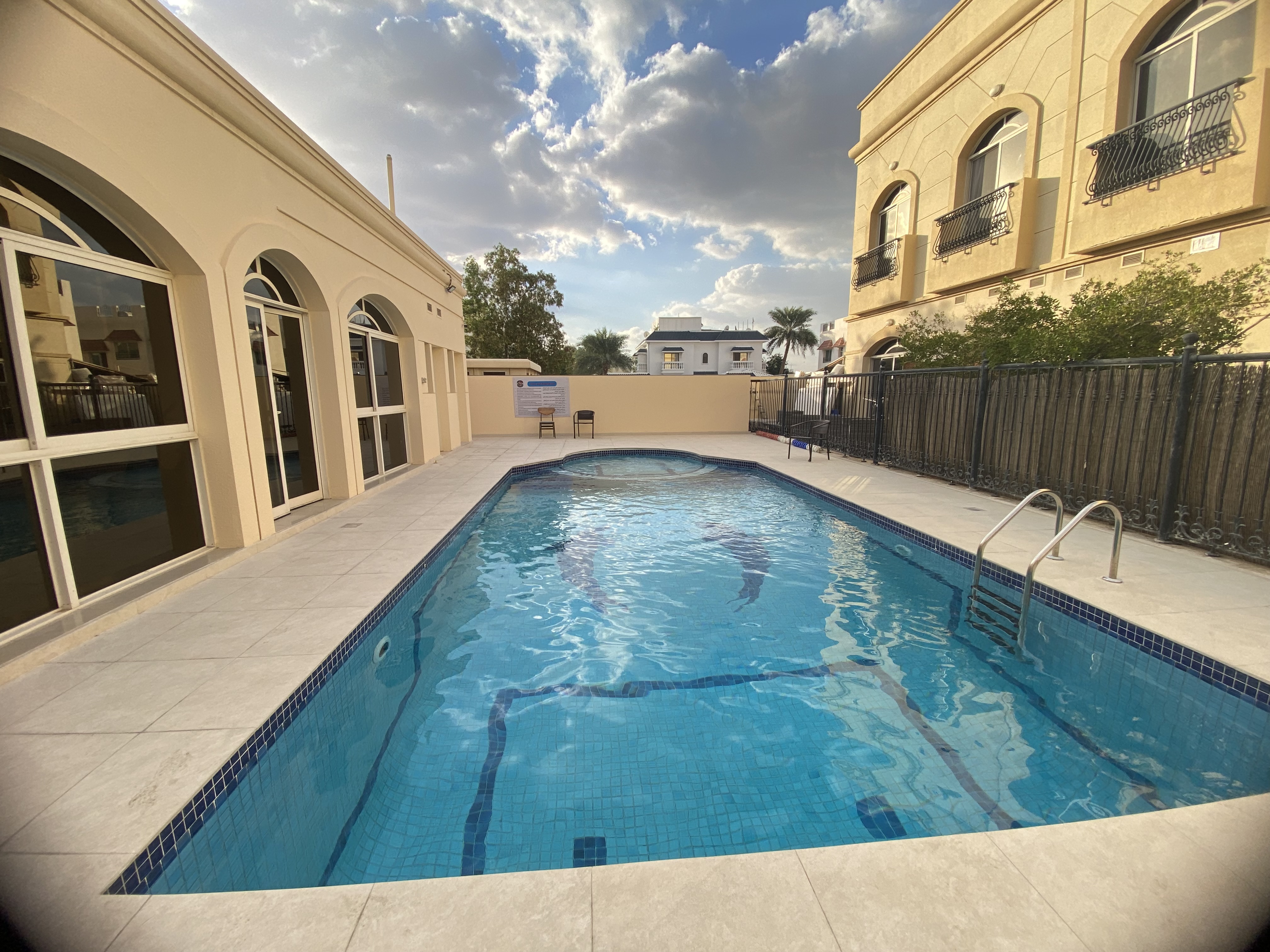 3 BEDROOM VILLA WITH MAID ROOM PRIVATE BACK YARDM GYM SWIMMING POOL PARKING