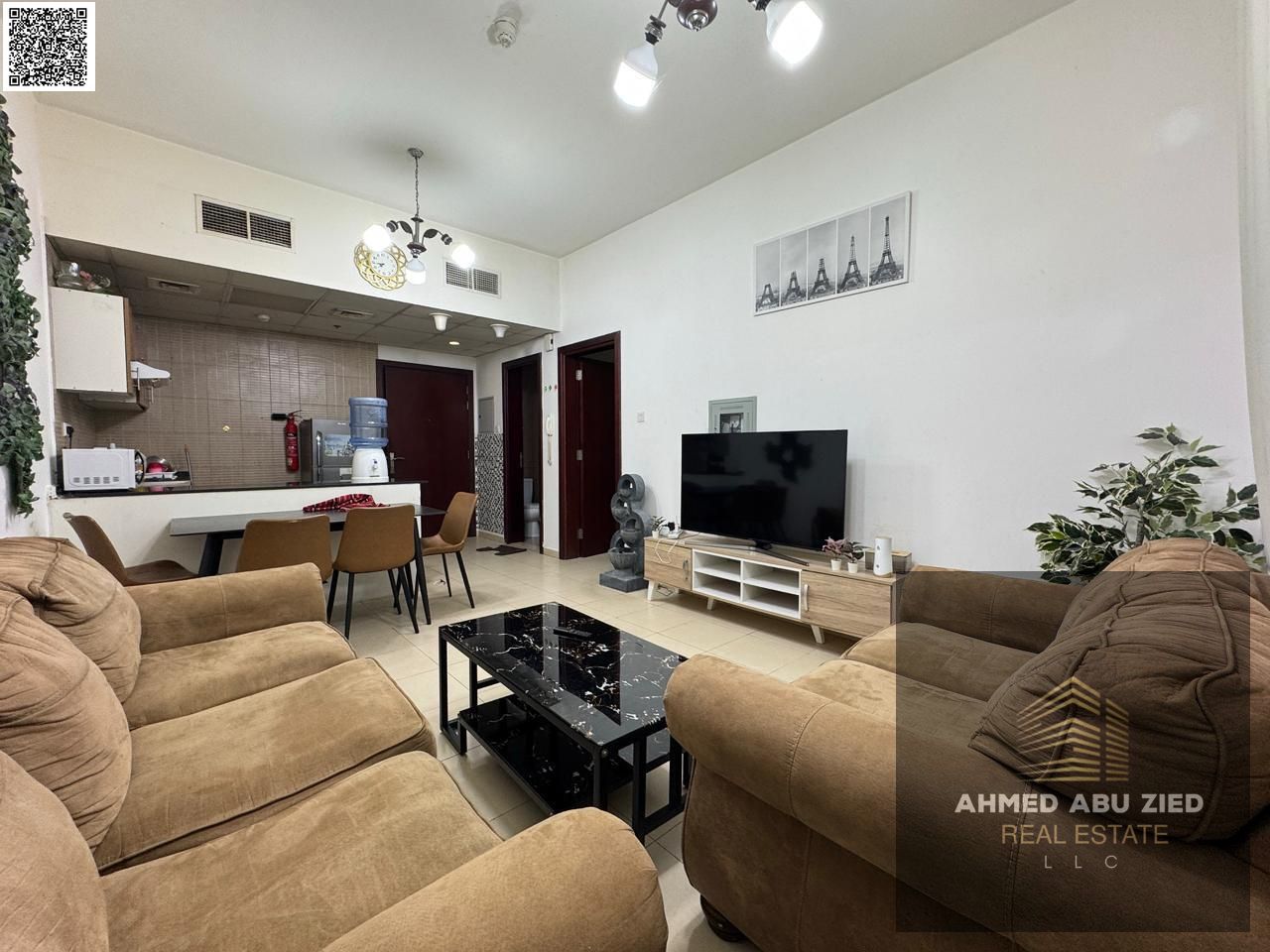 One bedroom and hall | Annual rent | Furnished | Free parking | Spacious | Flexible payment options | Up to 6 cheques