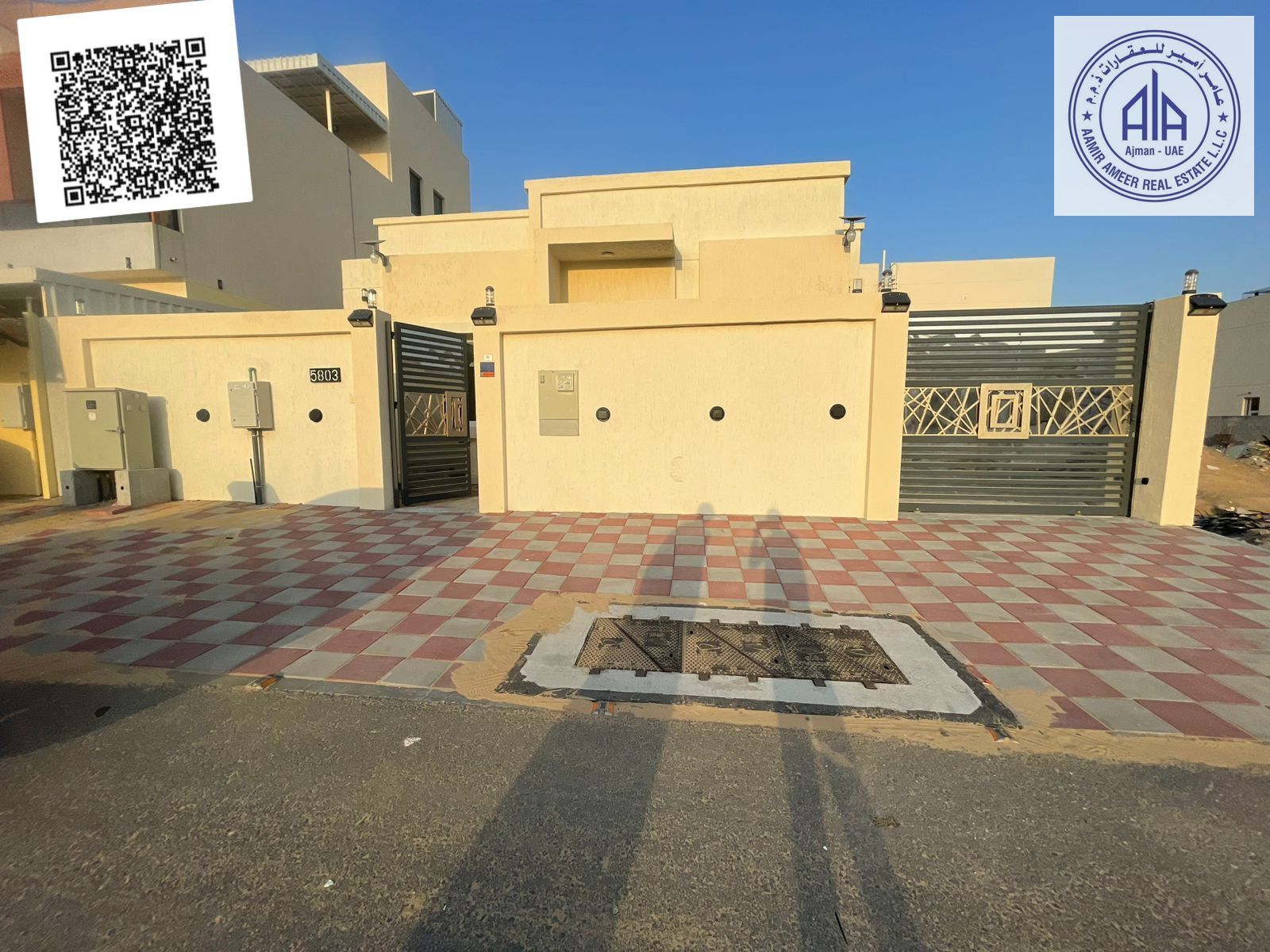 For annual rent Ground floor villa in Al Zahiyah area
