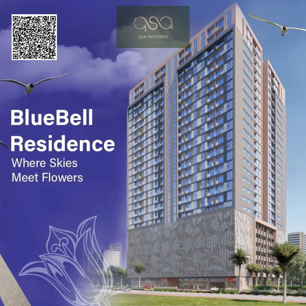 Own a stunning home in the new Blue Bell Tower, featuring the latest modern designs (2 bedrooms, living room, maid's room, balcony with city view, cov