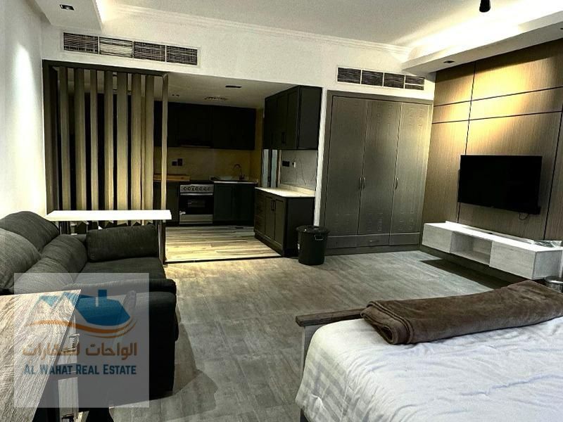 VIP Furnished Studio for Rent – Horizon Towers | Ajman A luxurious studio with VIP furnishings in a prestigious tower, in a vibrant location c