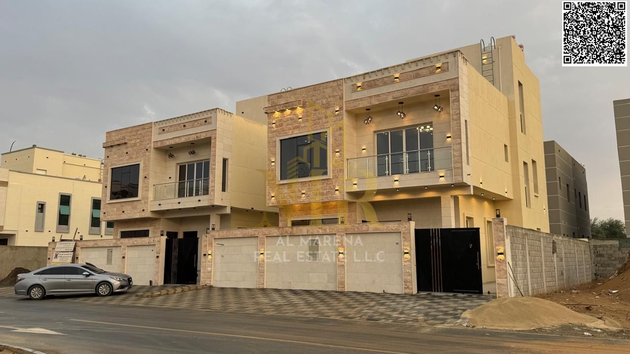 Luxury Villa for Sale in Al Yasmeen – Two Floors + Roof An exceptional opportunity to own a premium modern villa in Al Yasmeen district, built on