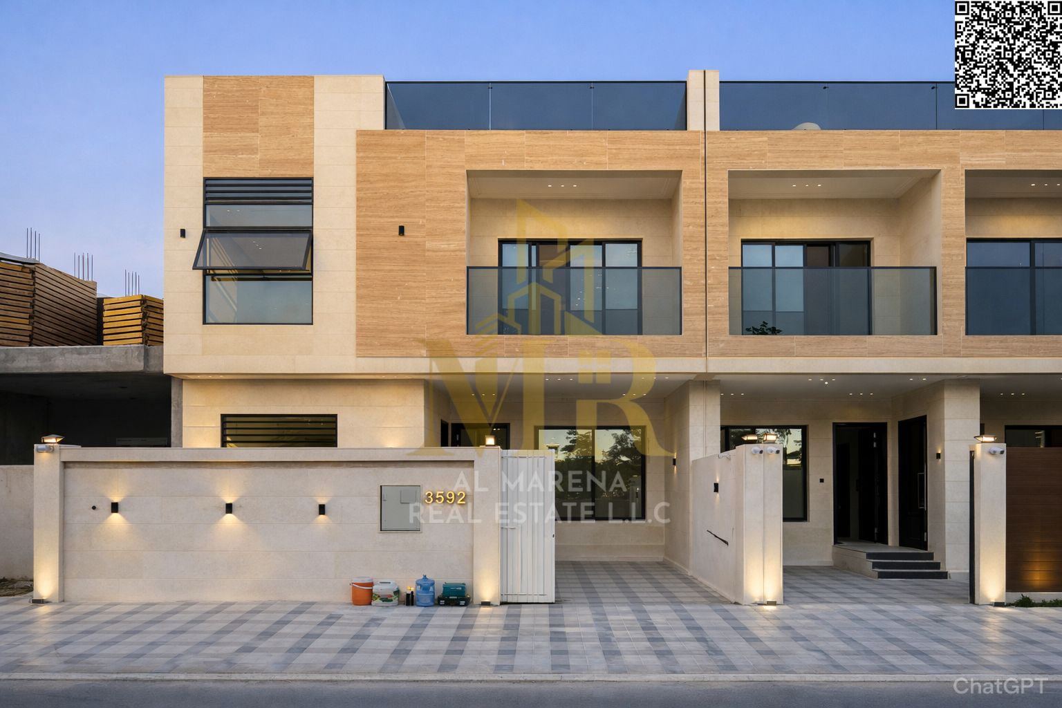 Own your dream villa: a two-story villa with a rooftop in Al Helio 2 – price includes registration and ownership fees | Fully centralized air conditio