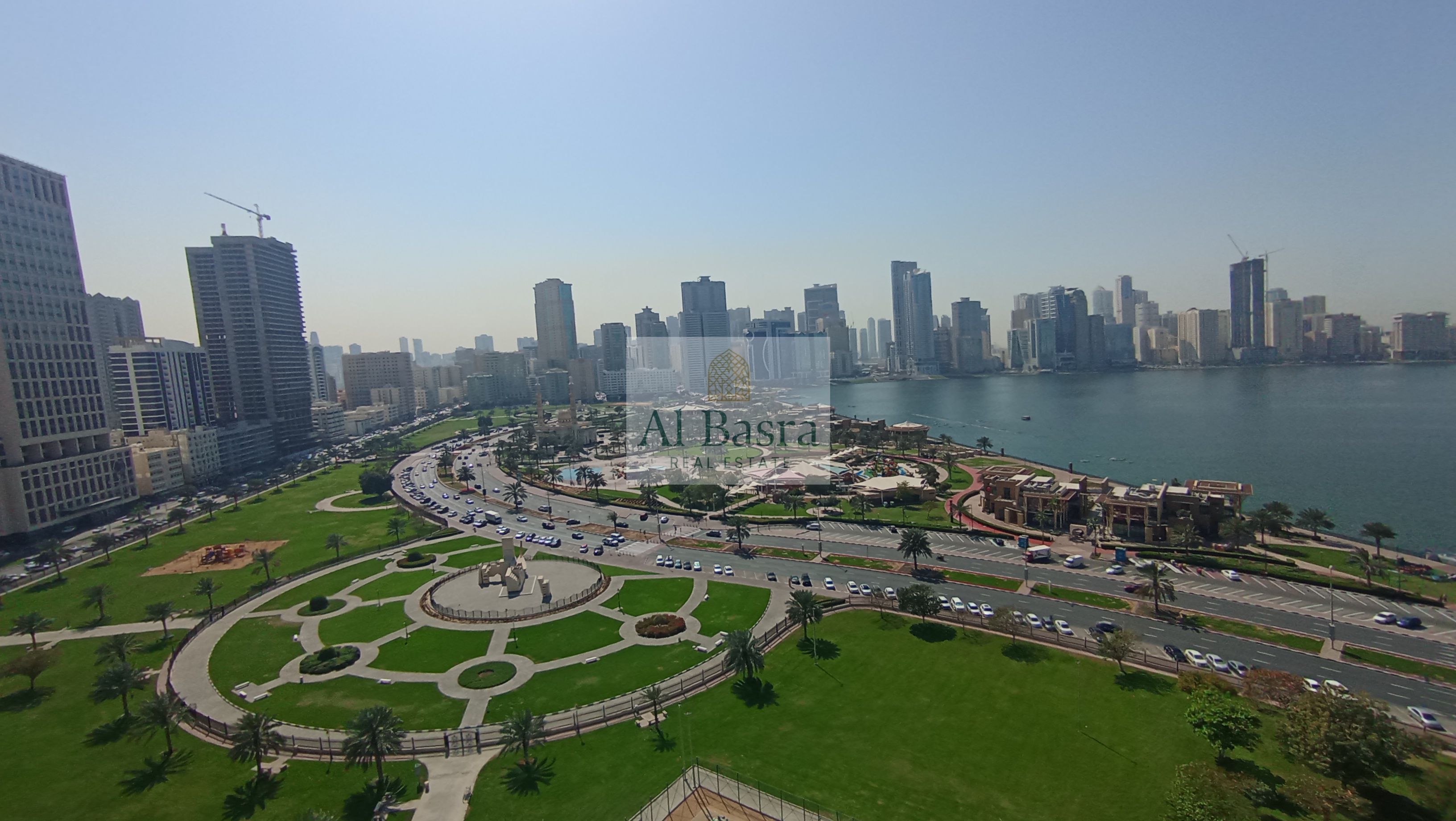 Corniche Facing Office for Rent in Al Majaz 2 | 2,400 Sqft | 2 Parking | Chiller Free | AED 120,000