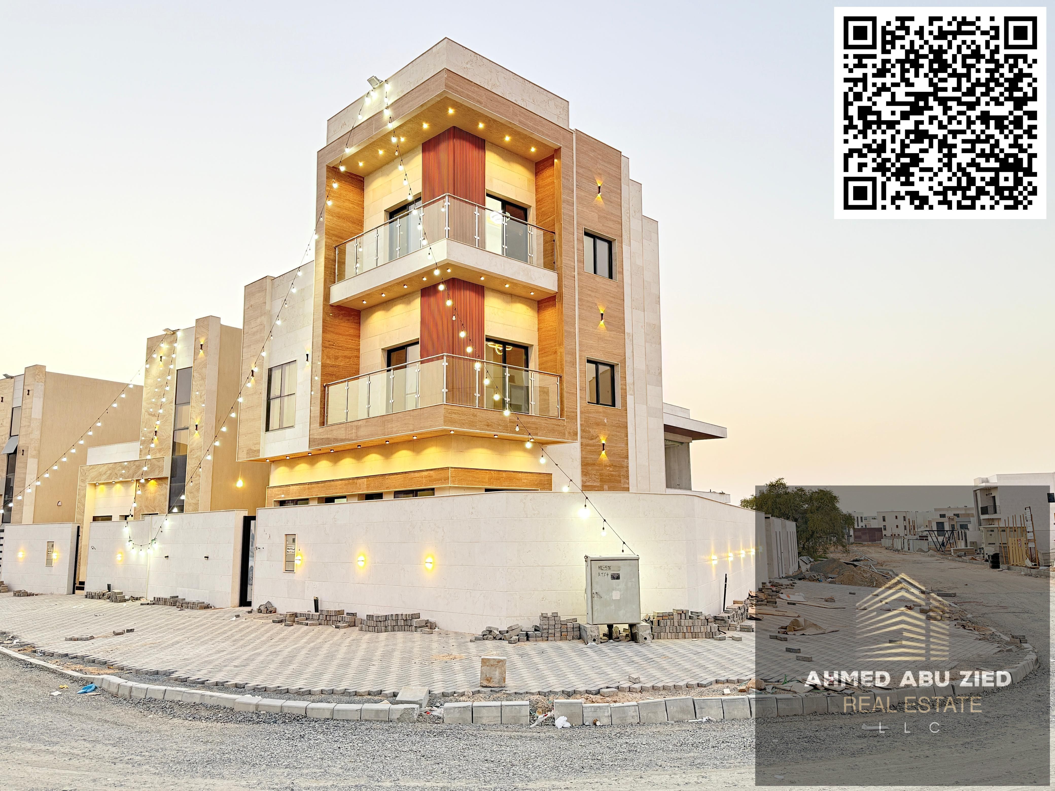 Elegant Villa with 5 Bedrooms | Majlis + Living Room | Modern Design & High‑Quality Finishing | Close to All Services | Near Dubai & Sharjah Exit
