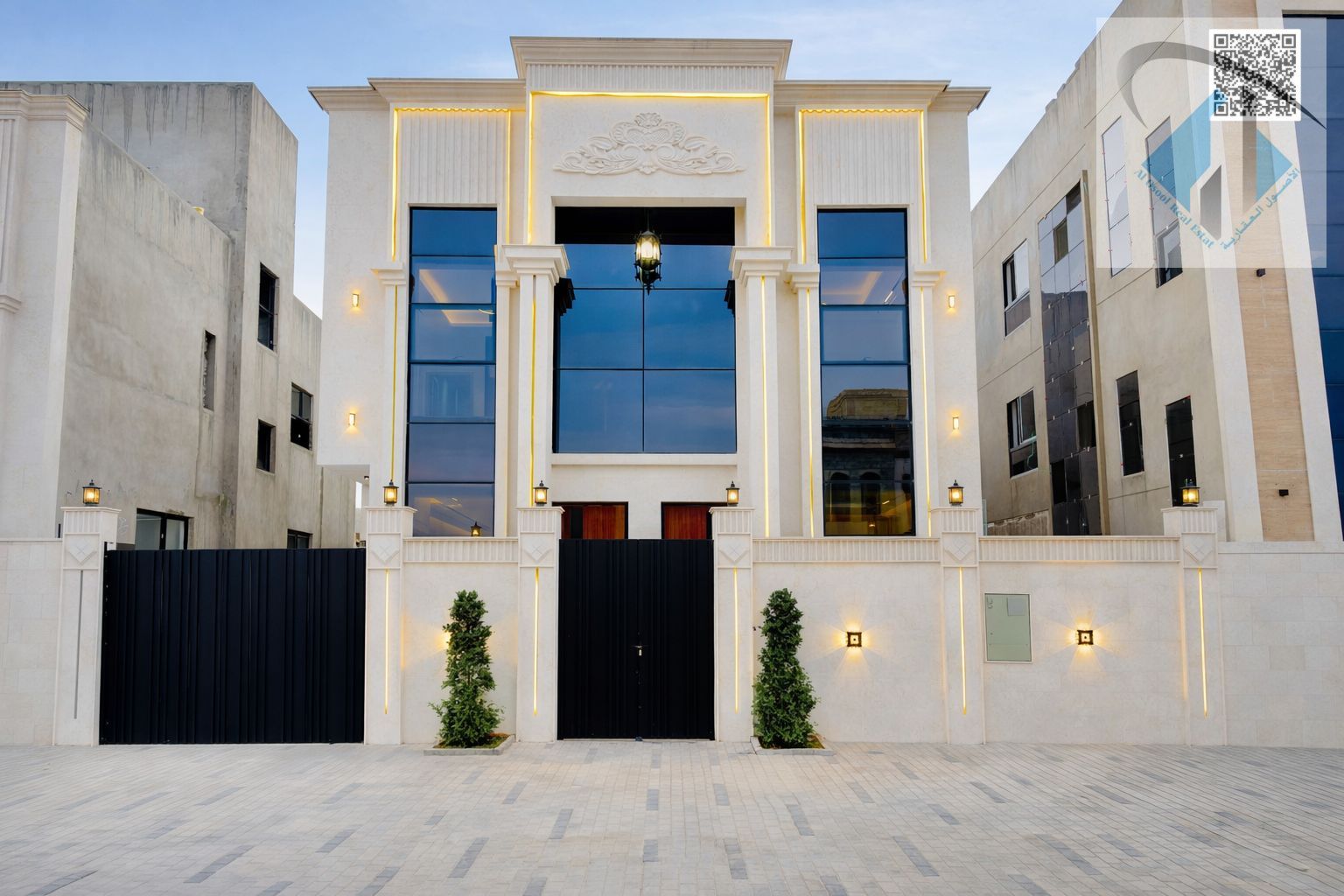 Classic Villa for sale in Ajman, Al Helio 2 area. Electricity and water connected. Excellent location . Fees included