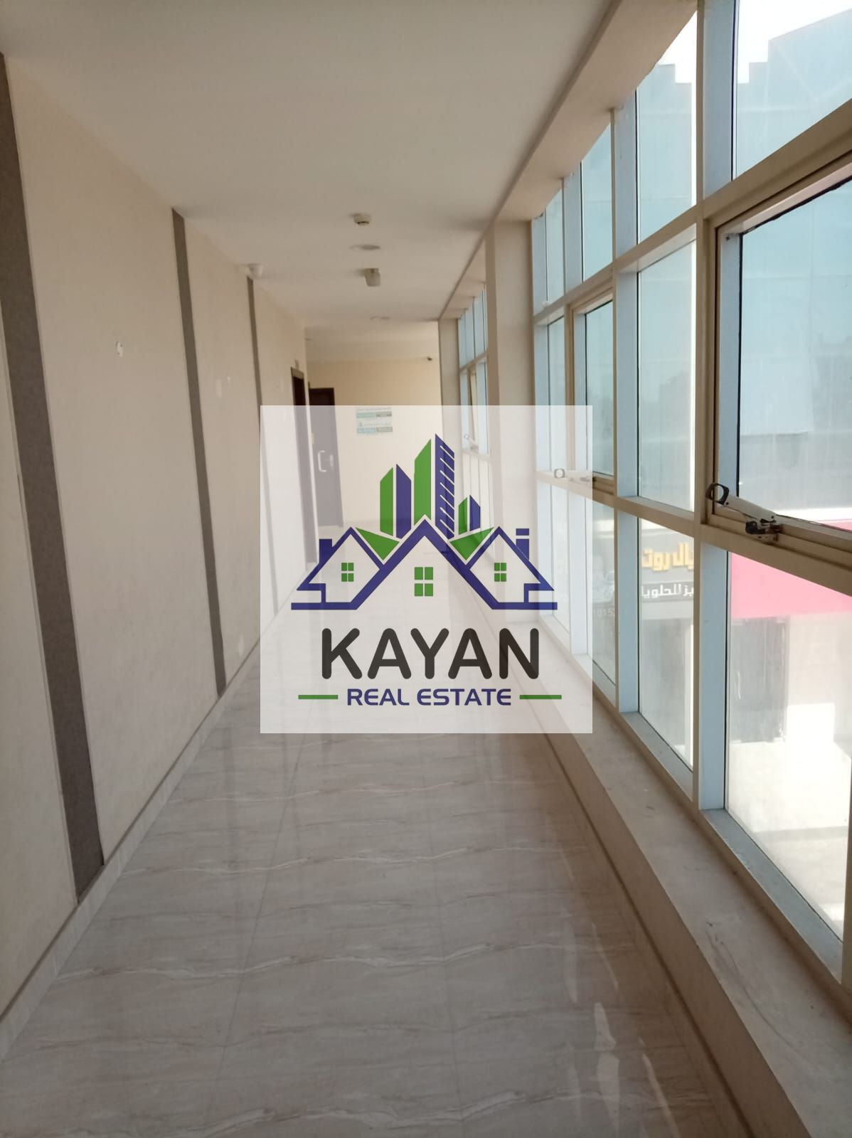 Ready office for rent 1,600 sq. ft, 2 rooms and a spacious hall-close to the municipality