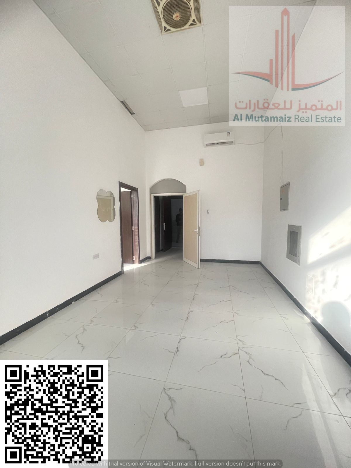 One bedroom and living room for rent in Al Muwaihat 2, near the industrial area, suitable for employees.
