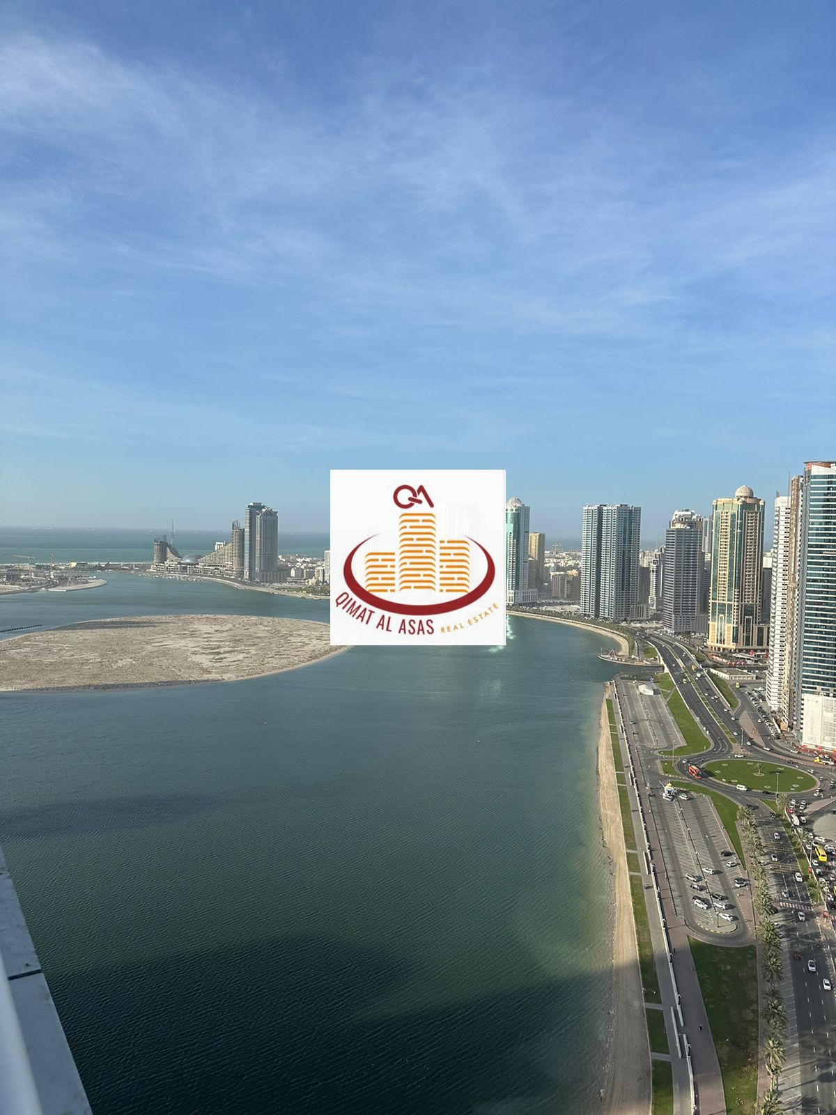 One-bedroom and living room for sale with sea view and parking - Al Mamzar Corniche