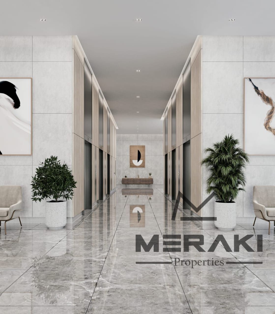Two-bedroom apartment with a living room for ownership in Blue Bell Residence with a monthly installment of AED 7,260