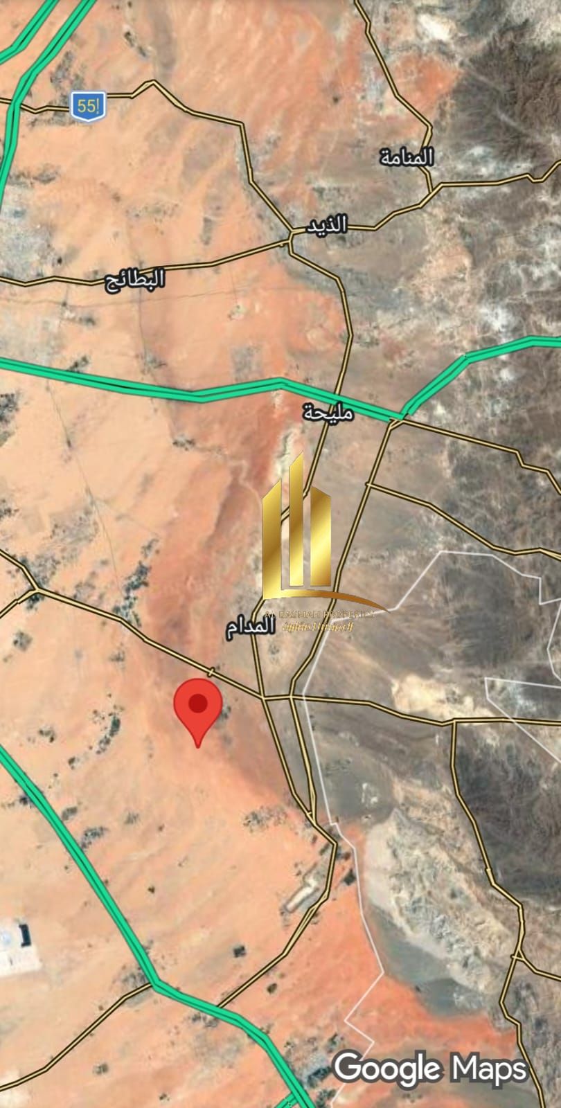Industrial Land for Sale in Al Qasimia Phase 4 Al Madam Road Nizwa Suburb 12000 sqft Freehold – Sharjah