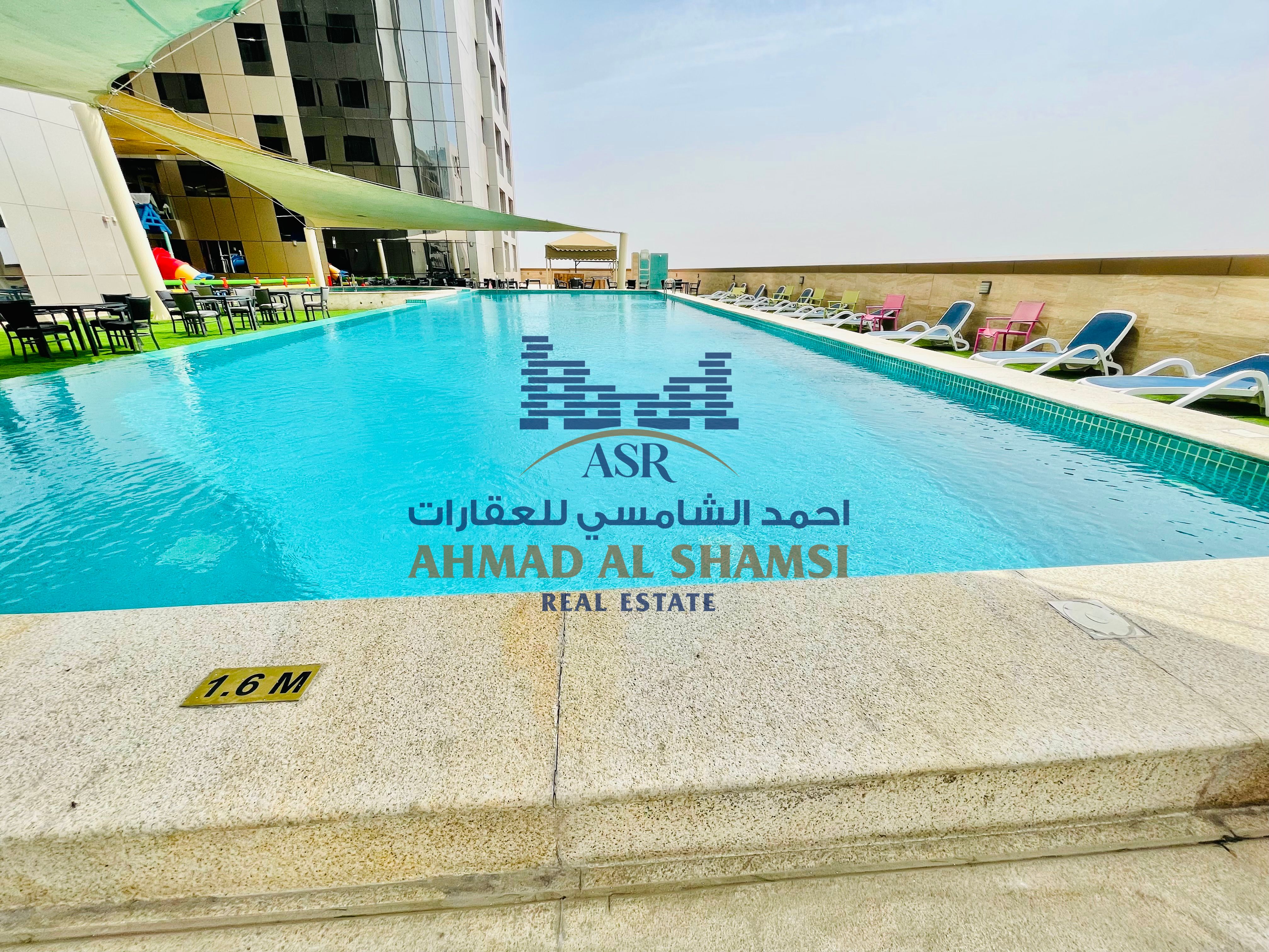Chiller Free || Luxurious 1BR || One Car Parking || Wardrobe || Balcony || Gym Pool Free || On Dubai Border ||