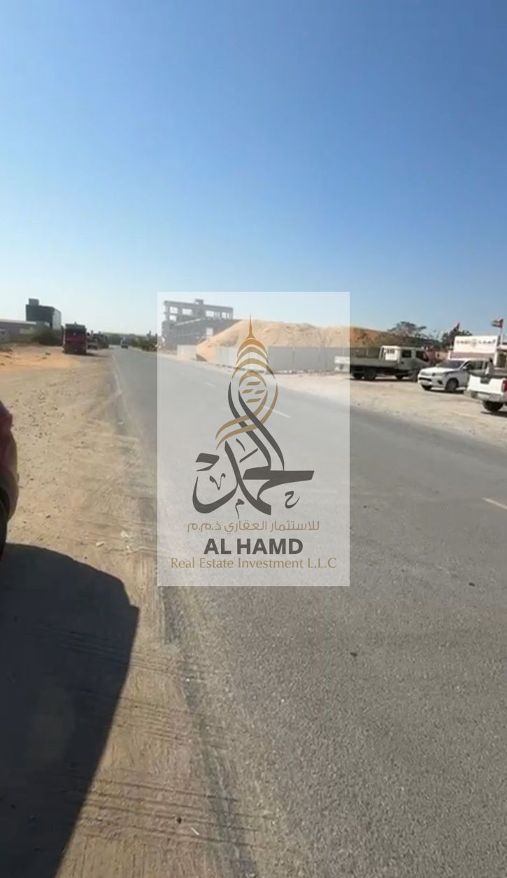 For sale from the owner, an industrial land complex on Jar Hawtah Street + interlocking in Umm Al Quwain, Umm Al Thuub, owned by local and citizen
